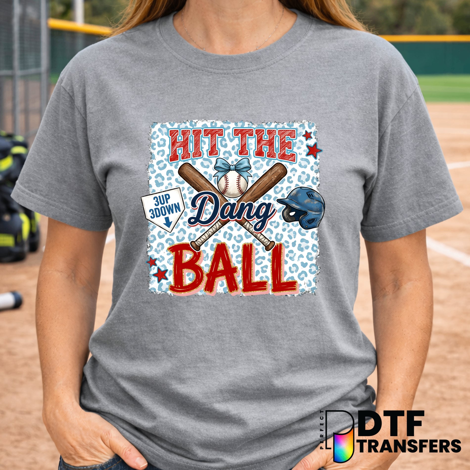 Hit The Dang Ball – Softball DTF Transfer