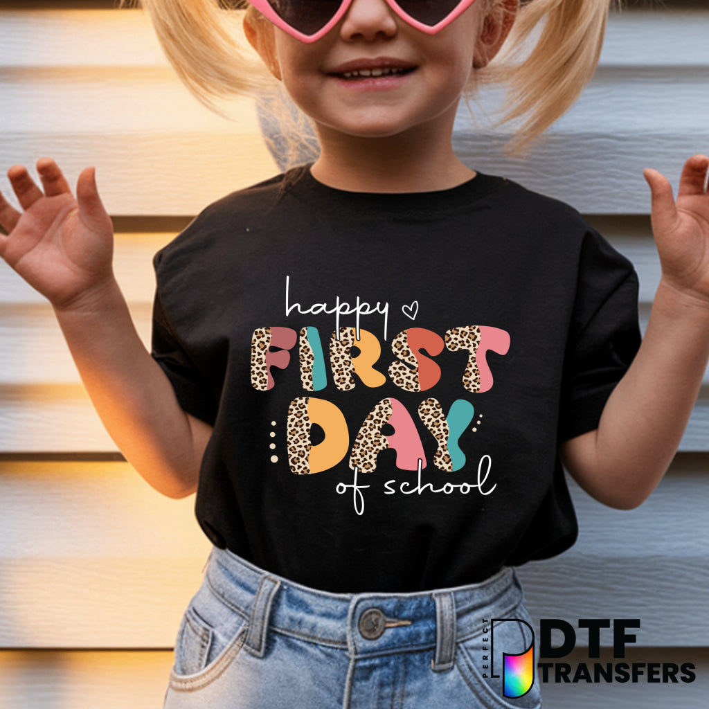 Happy First Day Of School – Teacher DTF Transfer