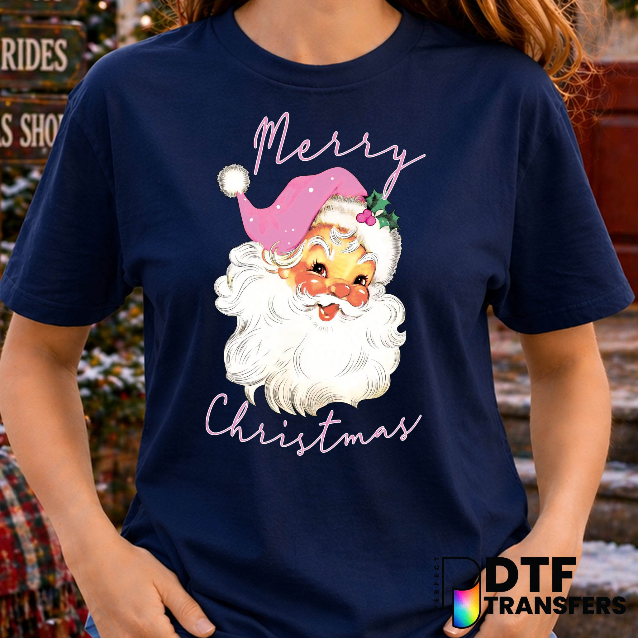 Merry Christmas – Christmas DTF Transfer