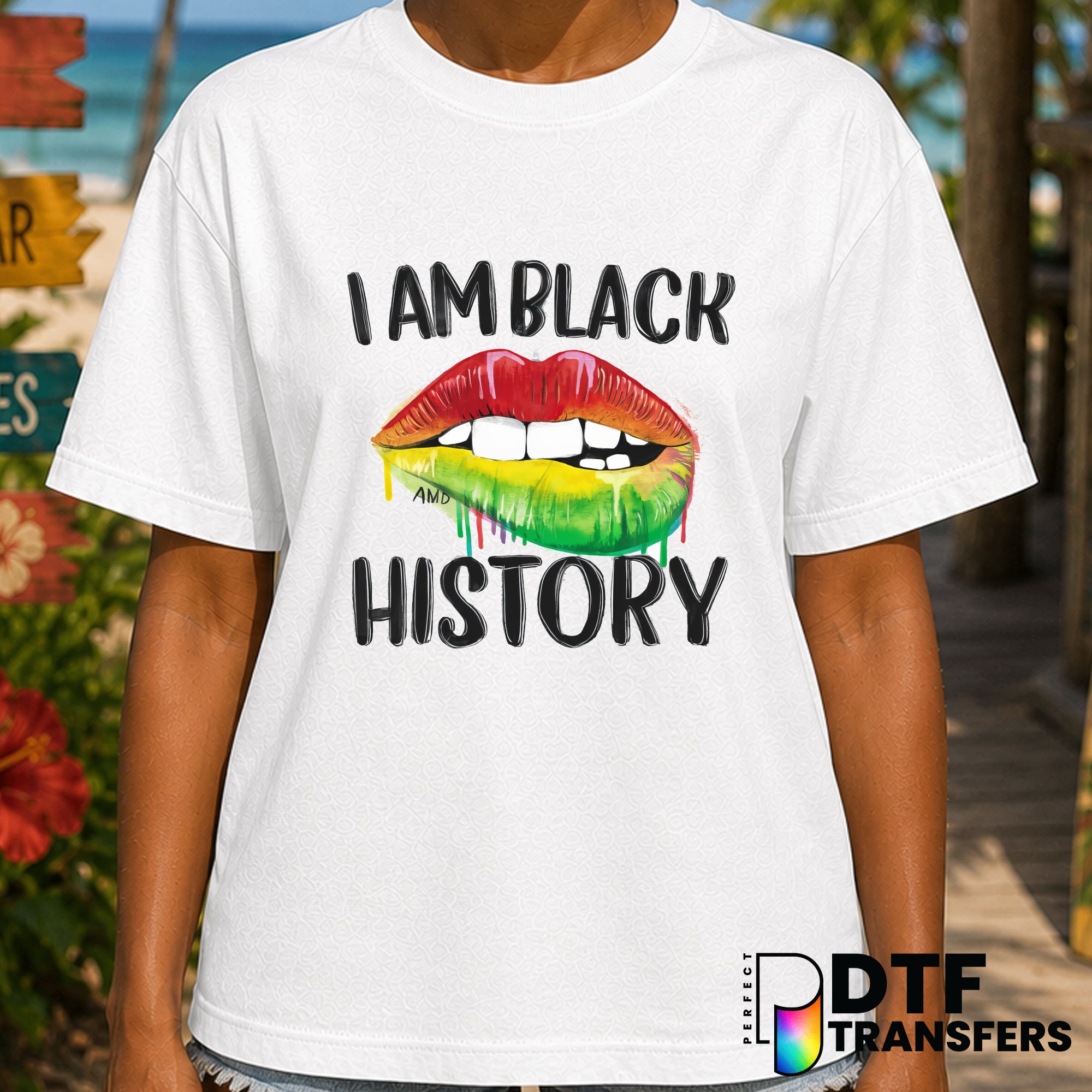 I Am Black History – Black History Month DTF Transfer
