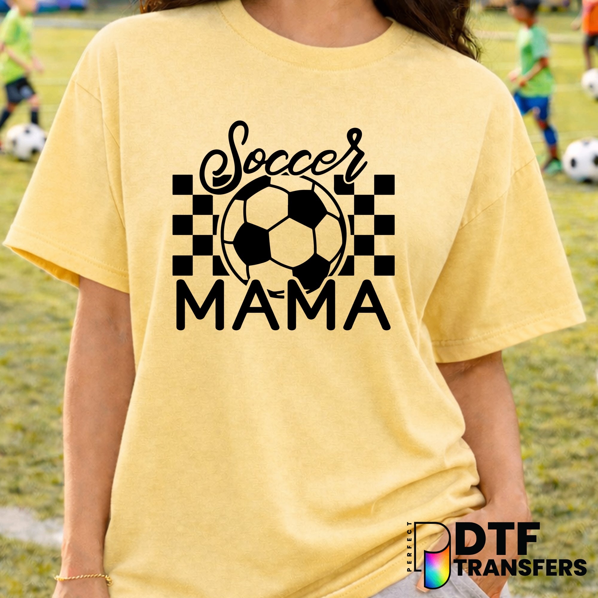 Soccer Mama – Soccer DTF Transfer