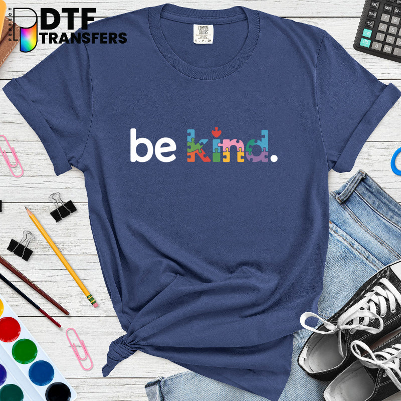 Be Kind Puzzle Letters – Special Education DTF Transfer