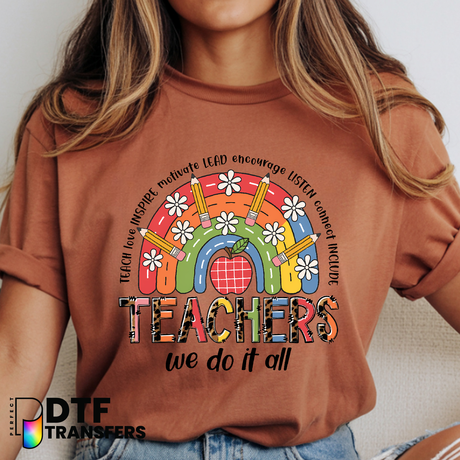 Teachers We Do It All – Teacher DTF Transfer