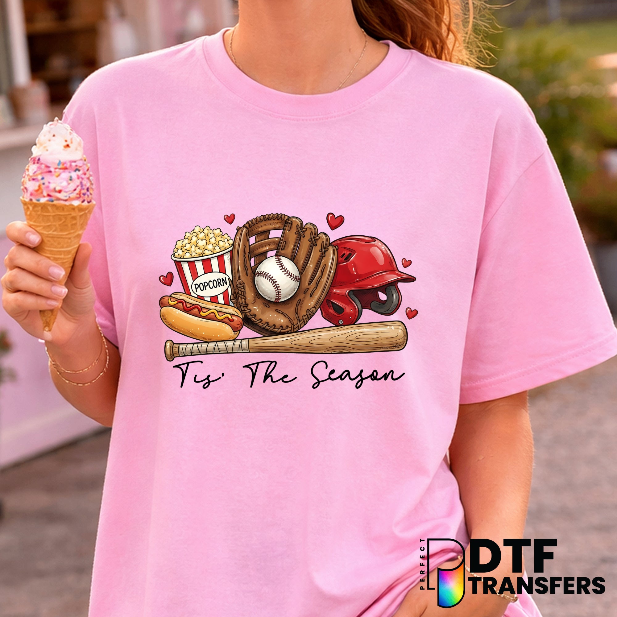 Tis The Season Baseball – Baseball DTF Transfer