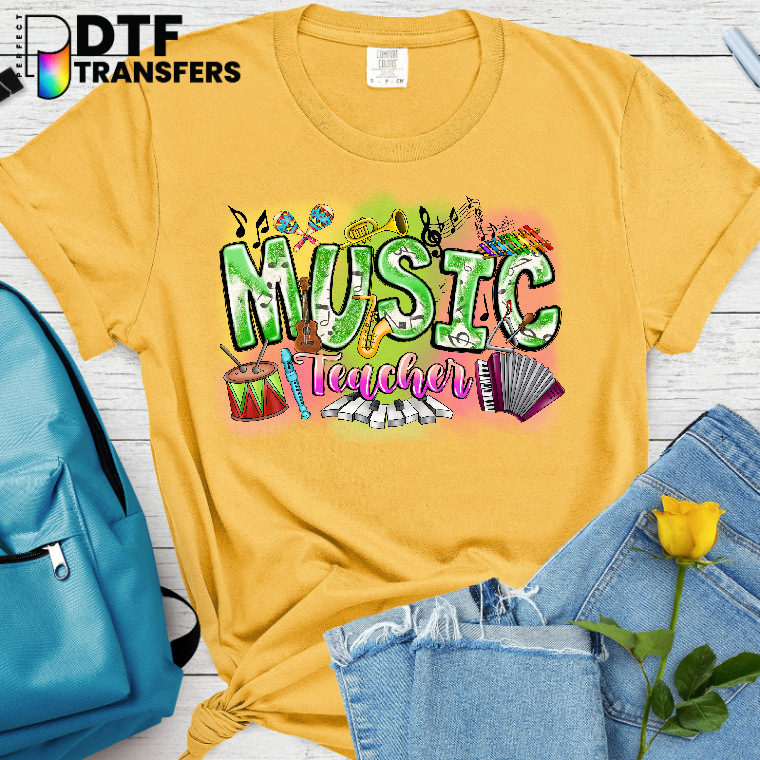 Music Teacher – Teacher DTF Transfer