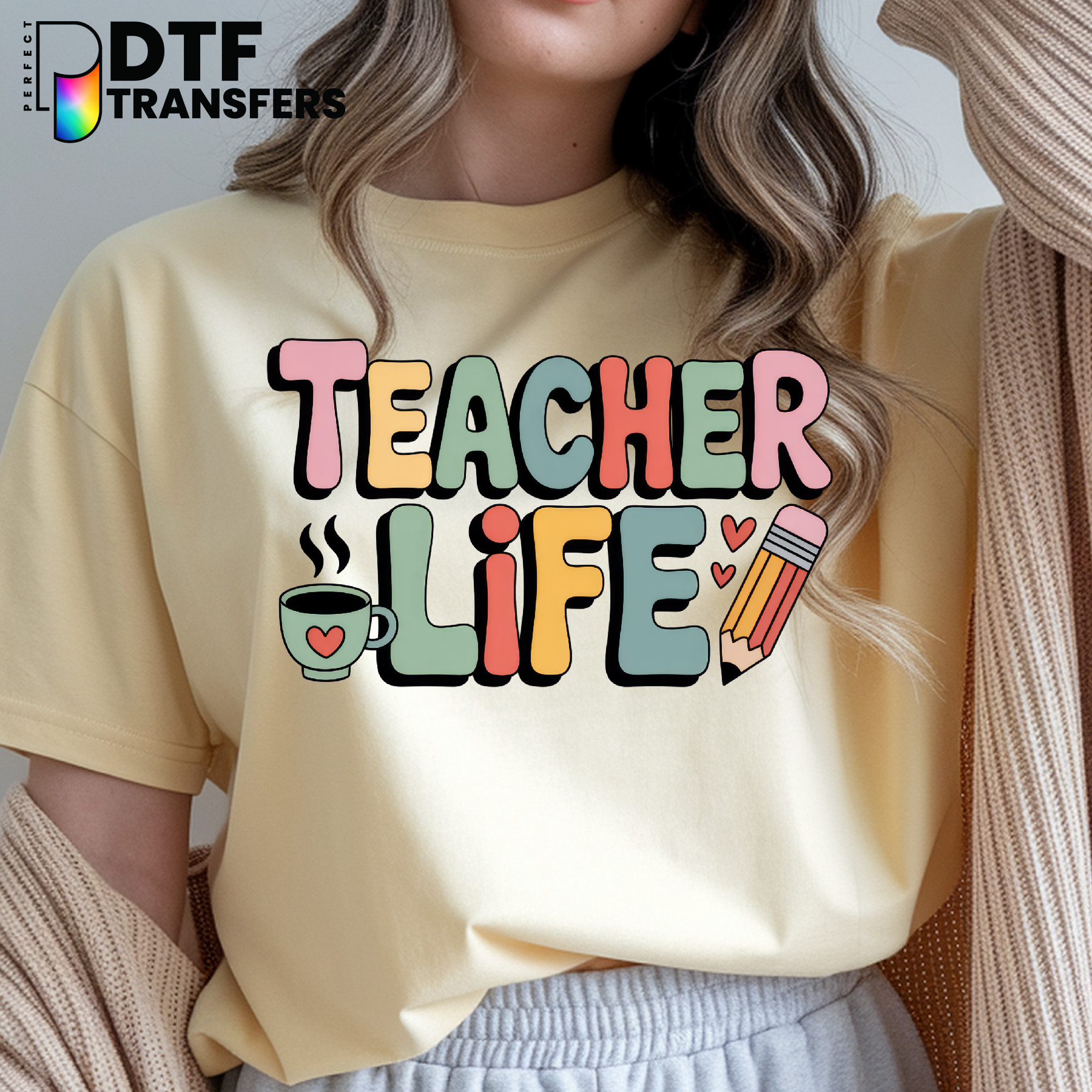It's a Beautiful Day to Make Some Art – Art Teacher DTF Transfer