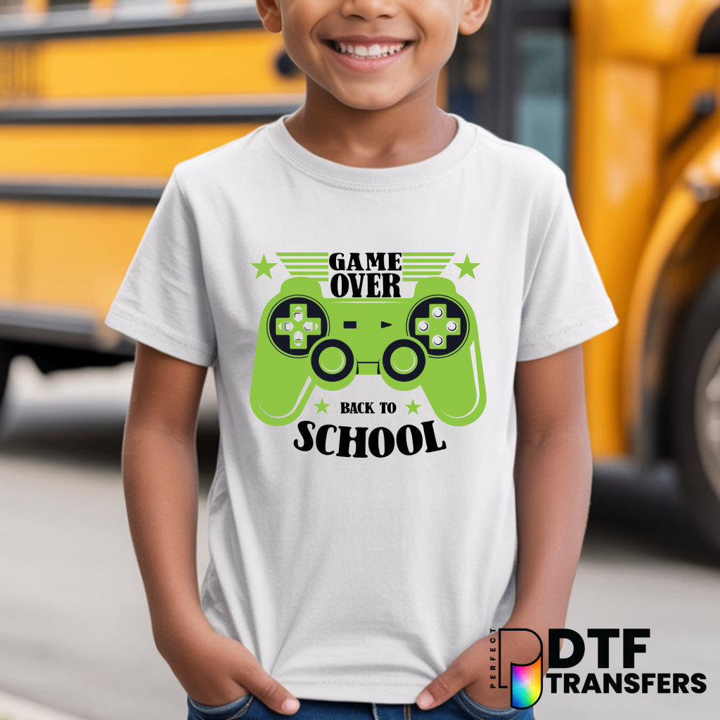 GAME OVER Back to School – Teacher DTF Transfer