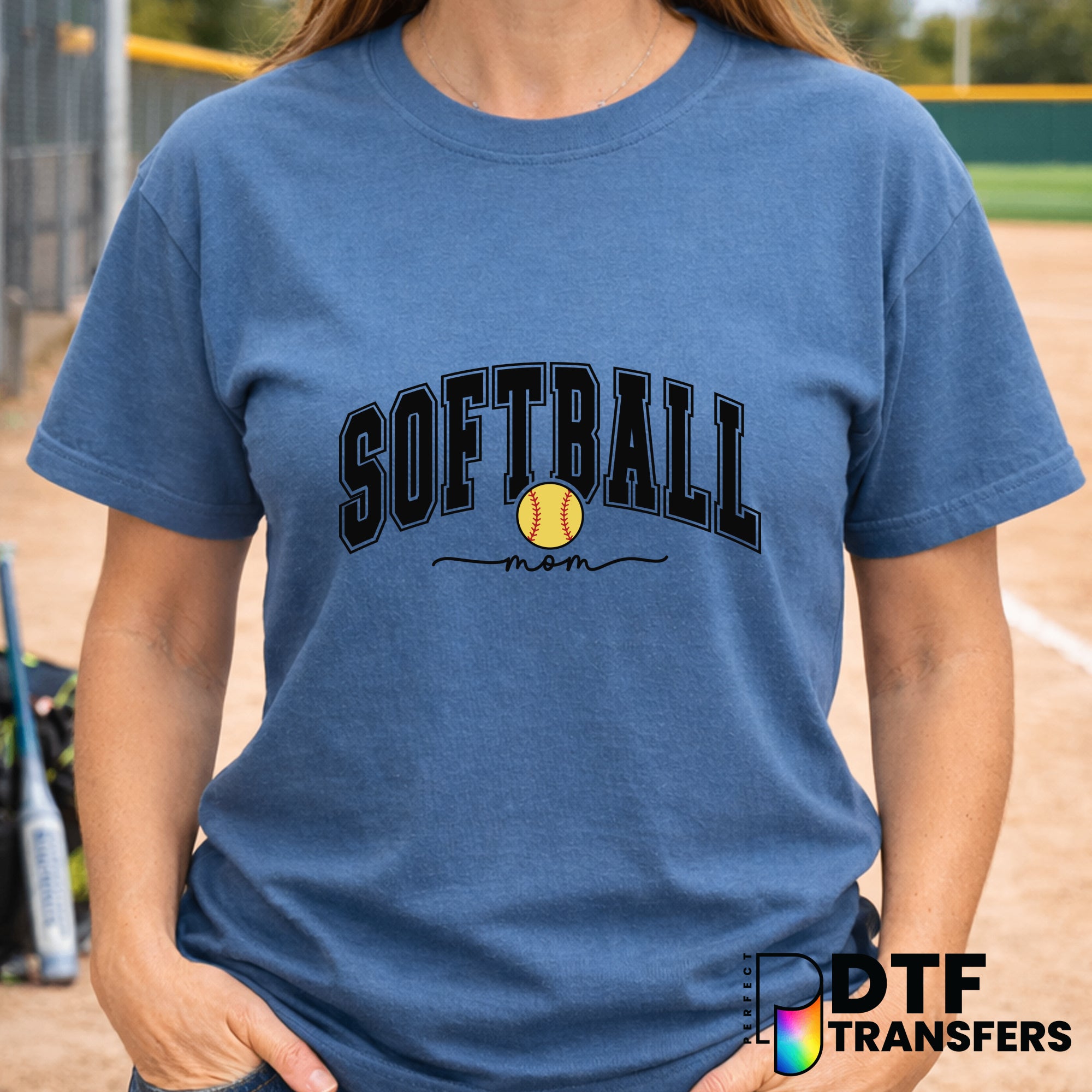Softball Mom – Softball DTF Transfer