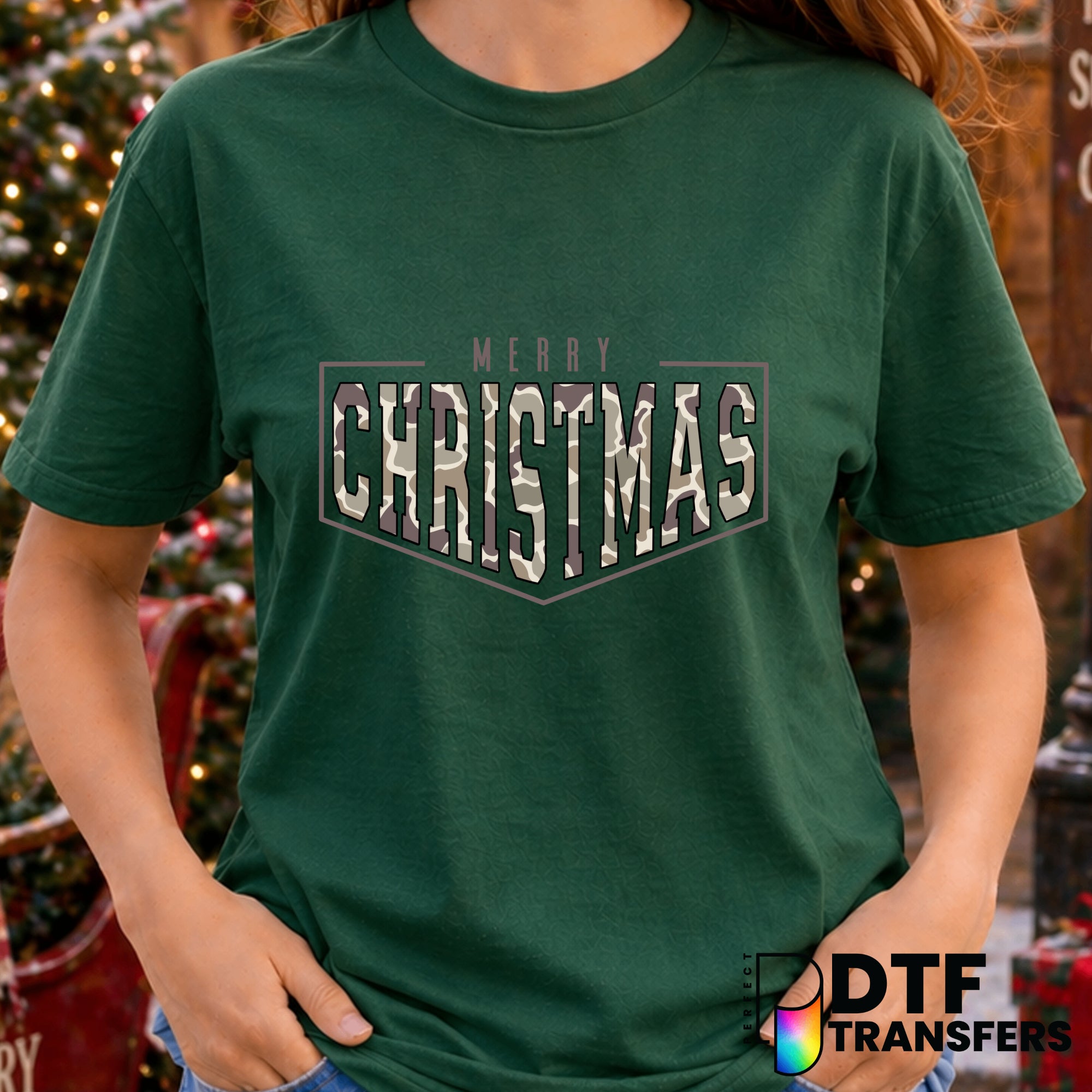 Merry Christmas – Christmas DTF Transfer
