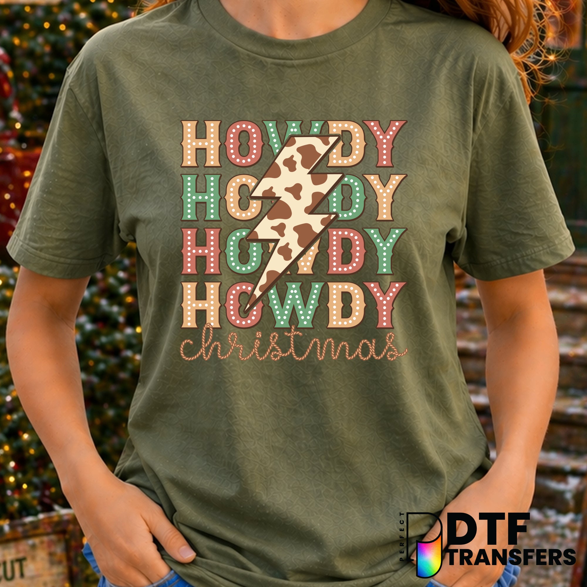 Howdy Christmas – Christmas DTF Transfer