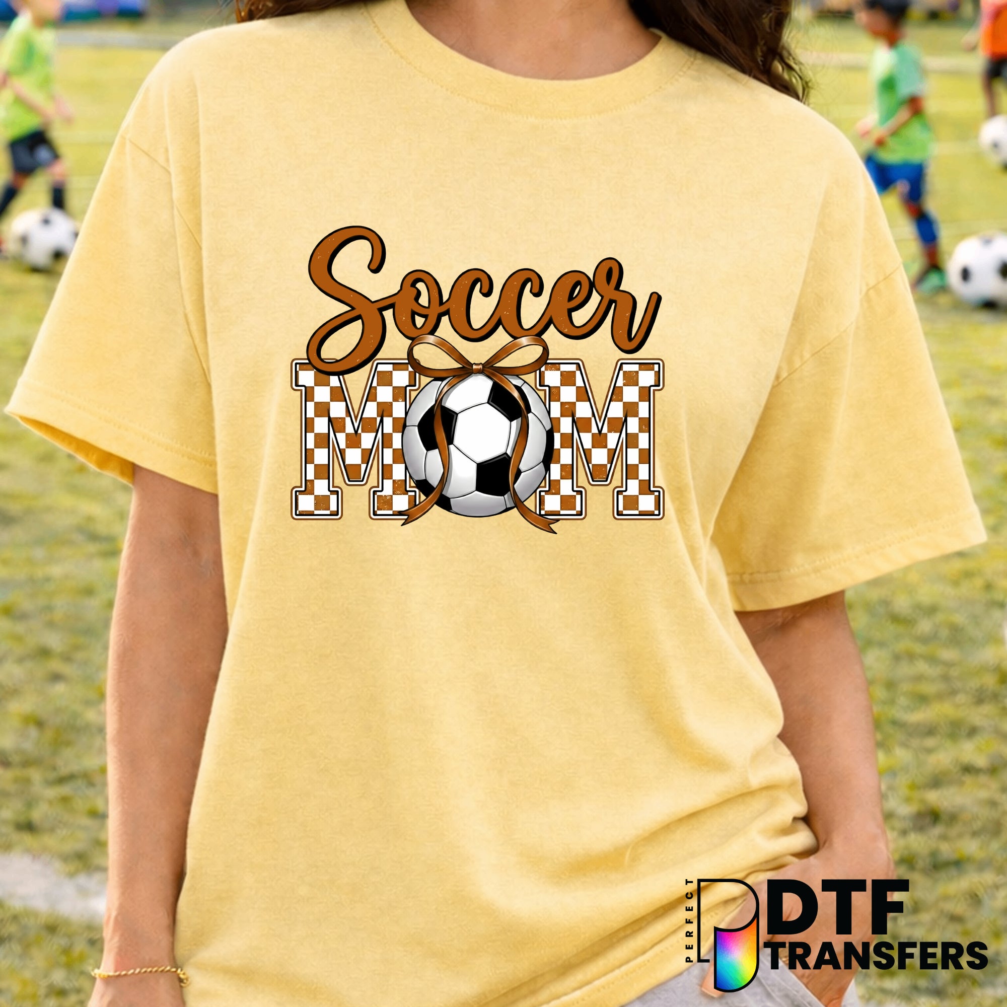 Soccer Mom – Soccer DTF Transfer