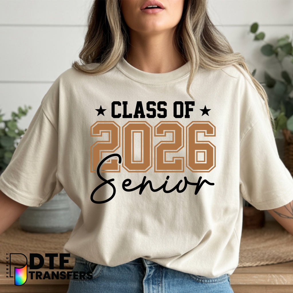 CLASS OF 2026 SENIOR – Teacher DTF Transfer