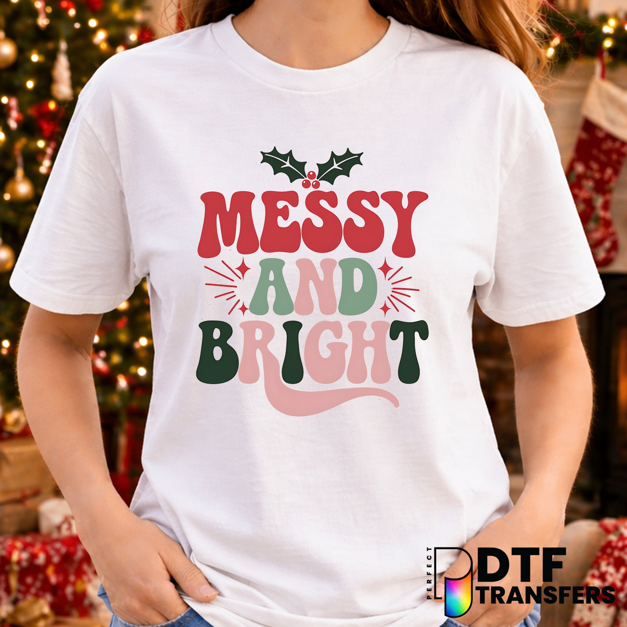 I'm Only A Morning Person On Christmas Morning – Christmas DTF Transfer