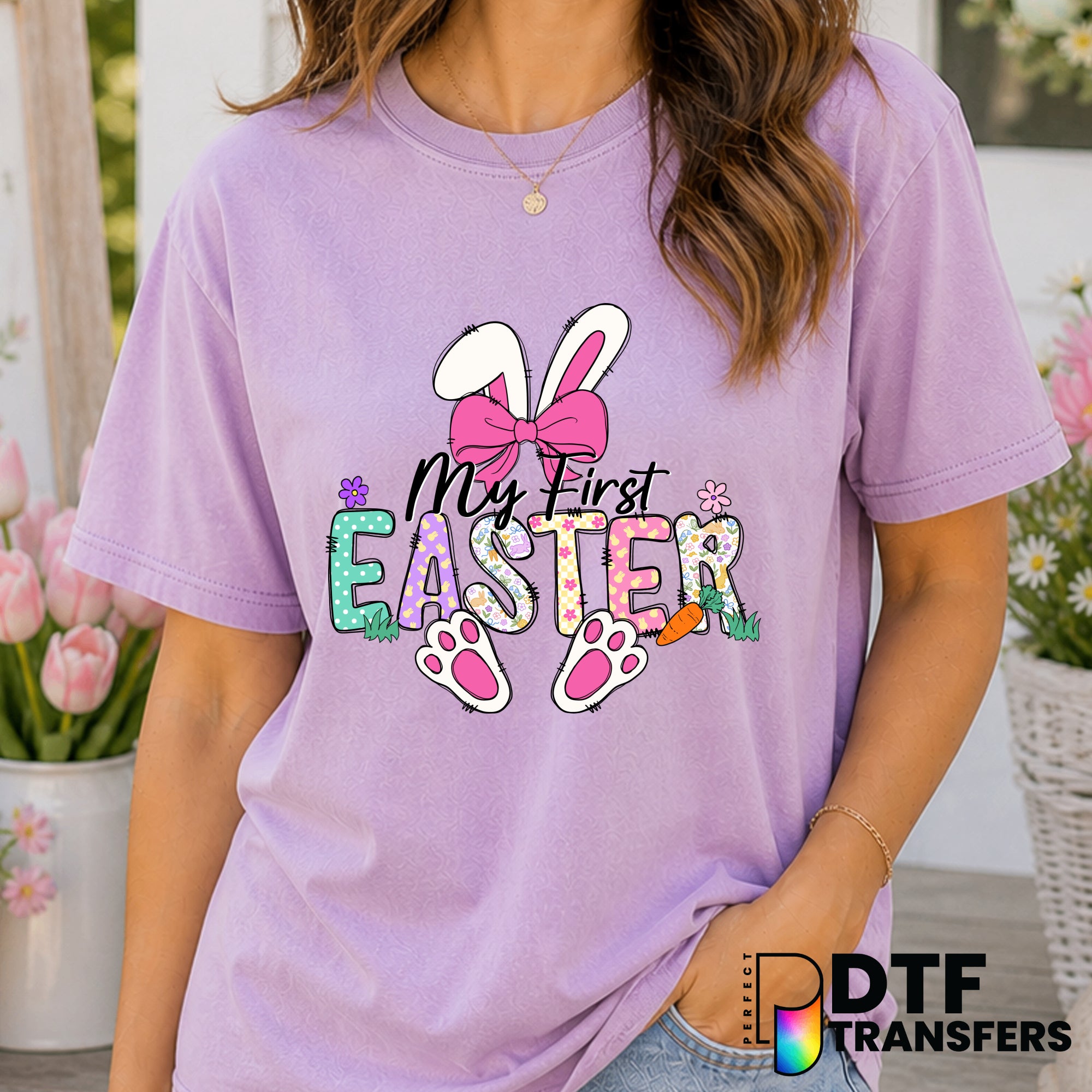 My First Easter – Easter DTF Transfer