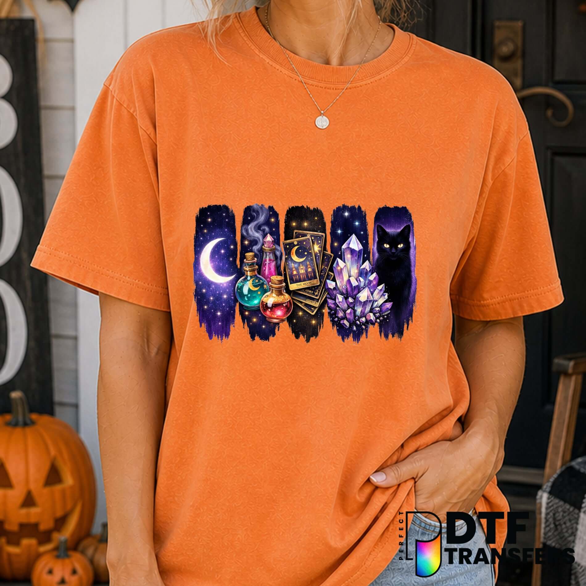 I'M JUST HERE FOR THE BOOS – Halloween DTF Transfer