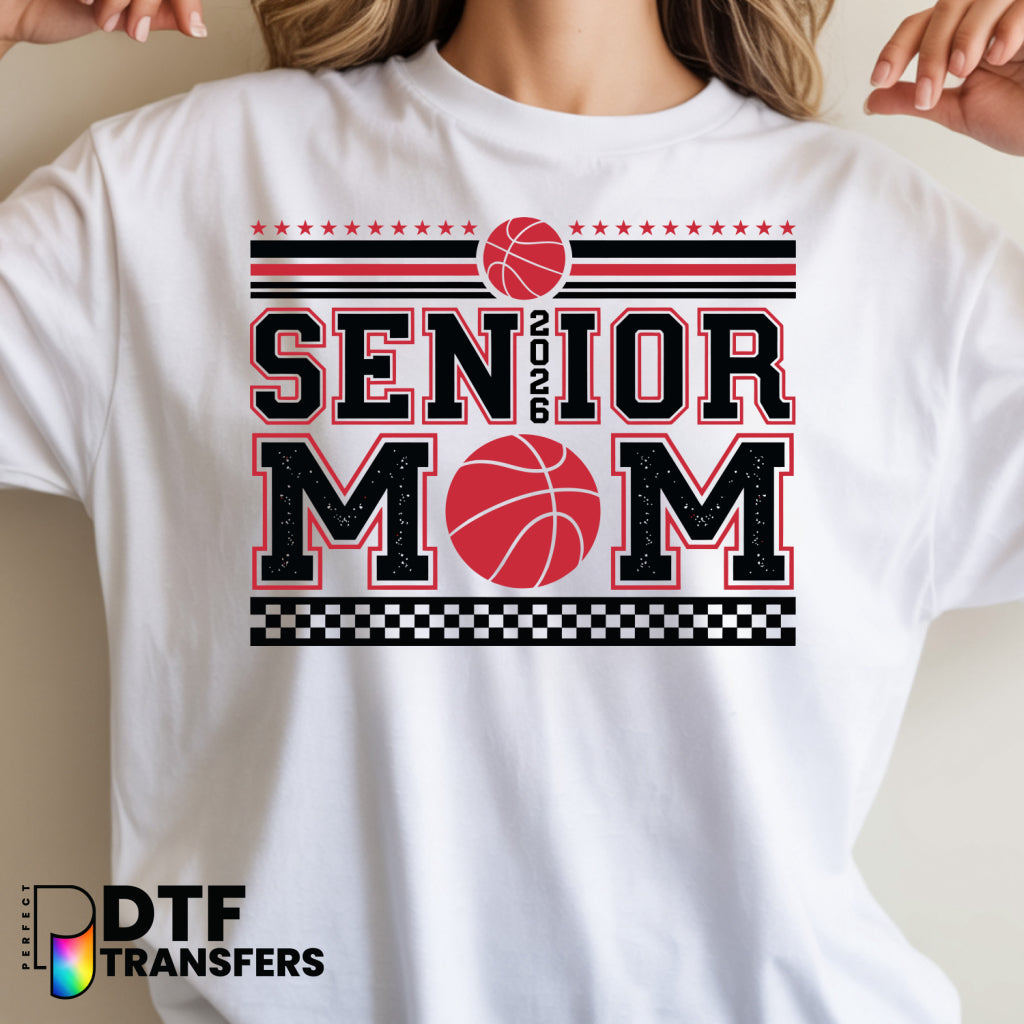 Basketball Senior Mom 2026 – Teacher DTF Transfer