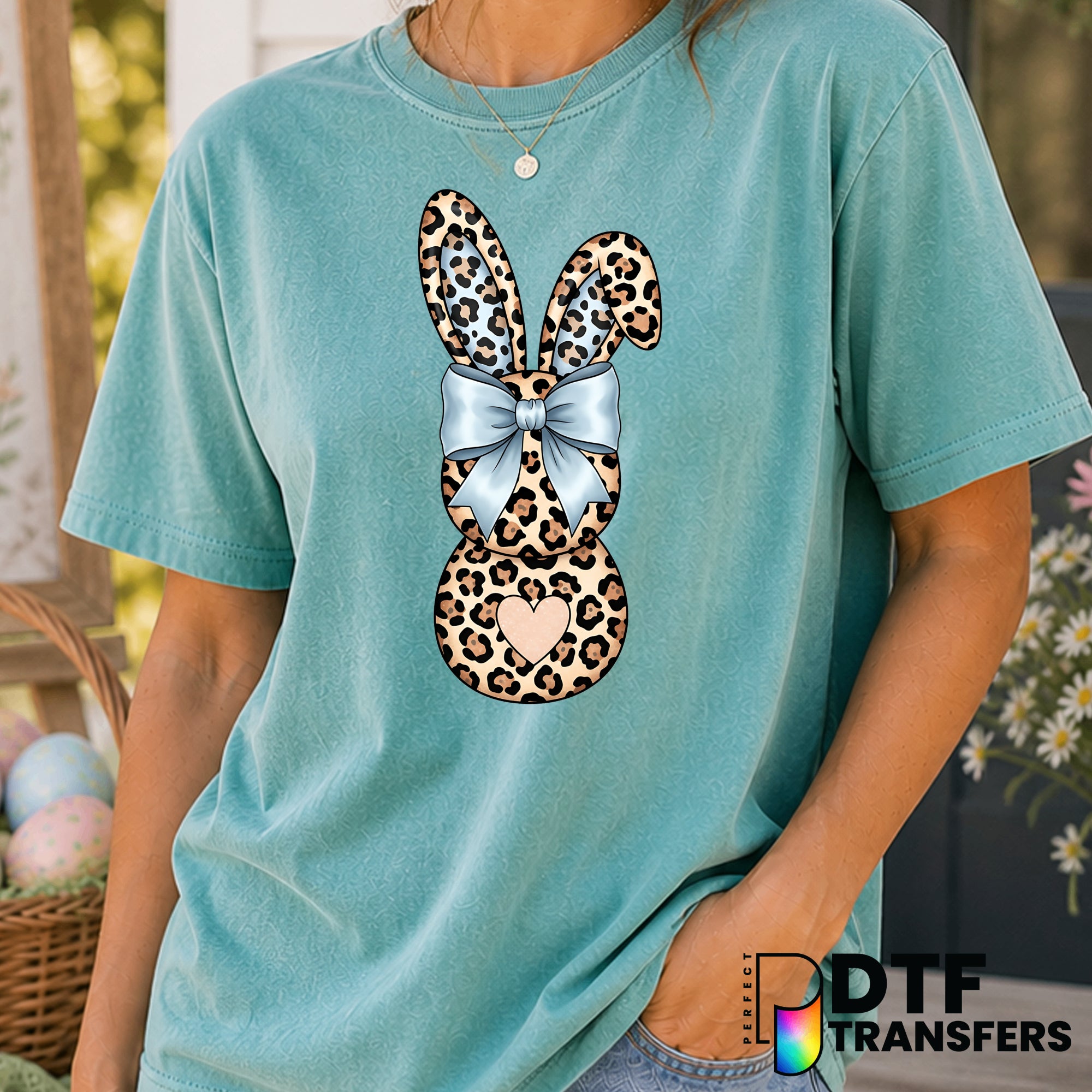 Leopard Easter Bunny – Easter DTF Transfer