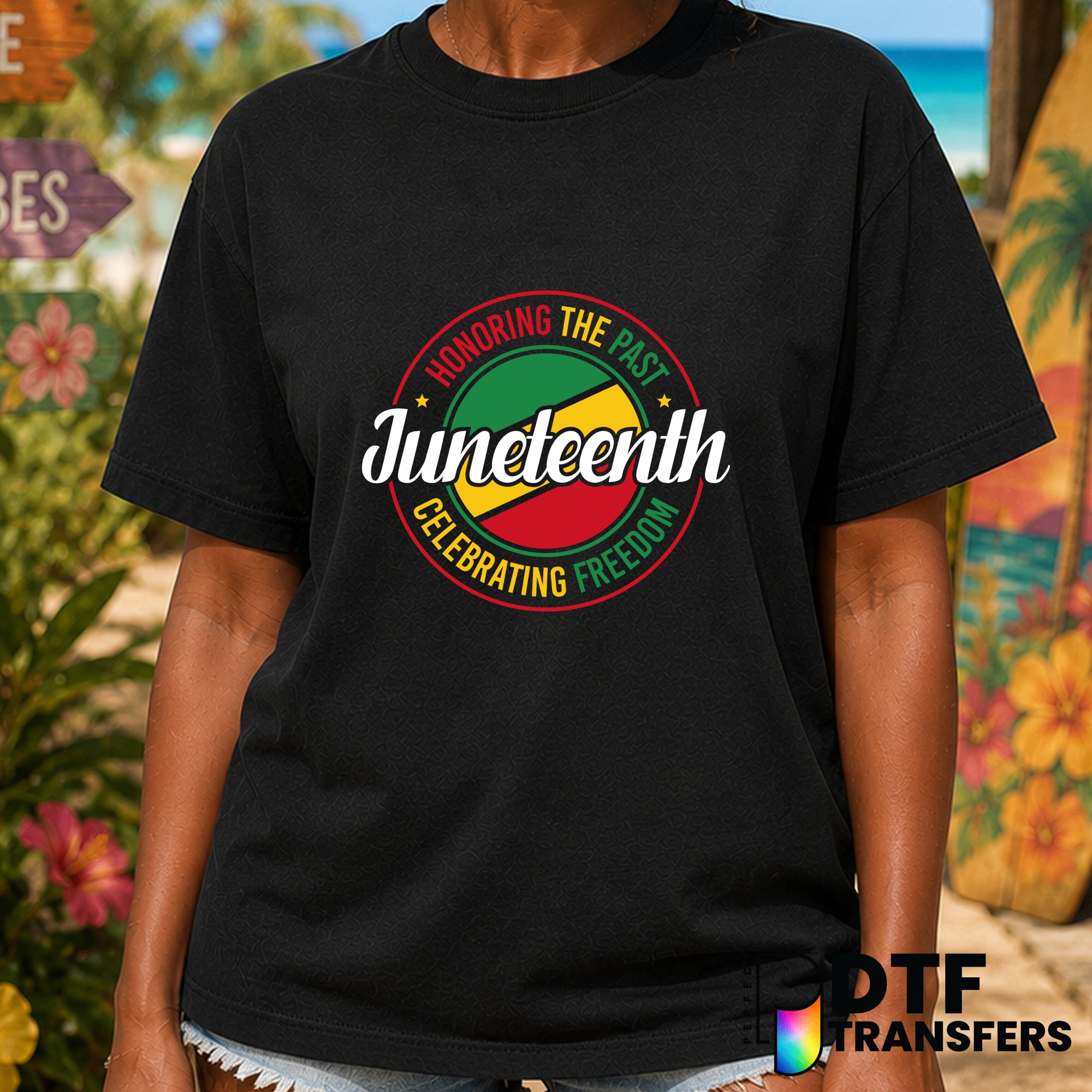 Juneteenth Honoring the Past Celebrating Freedom Black History – Black History Month DTF Transfer