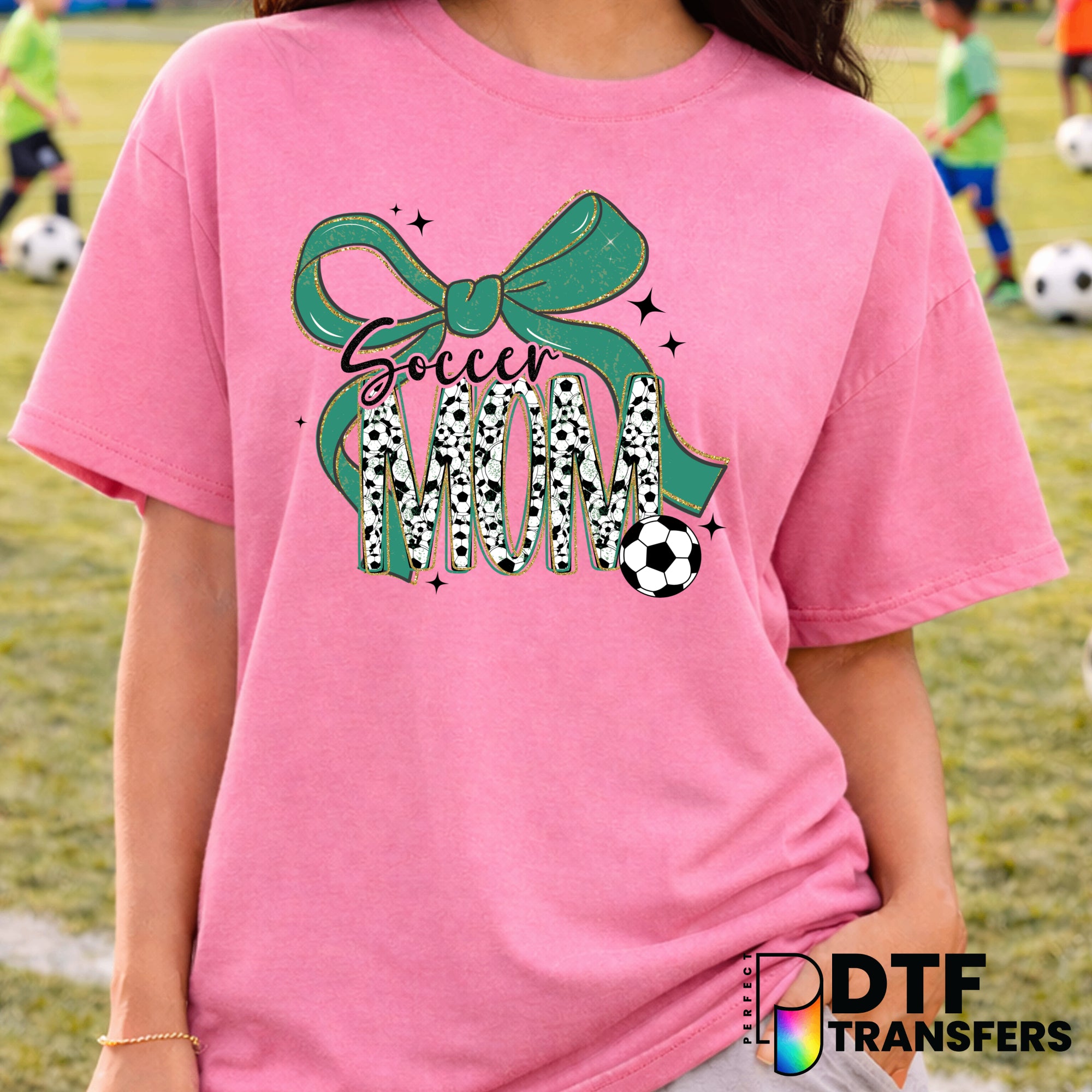 Soccer Mom – Soccer DTF Transfer