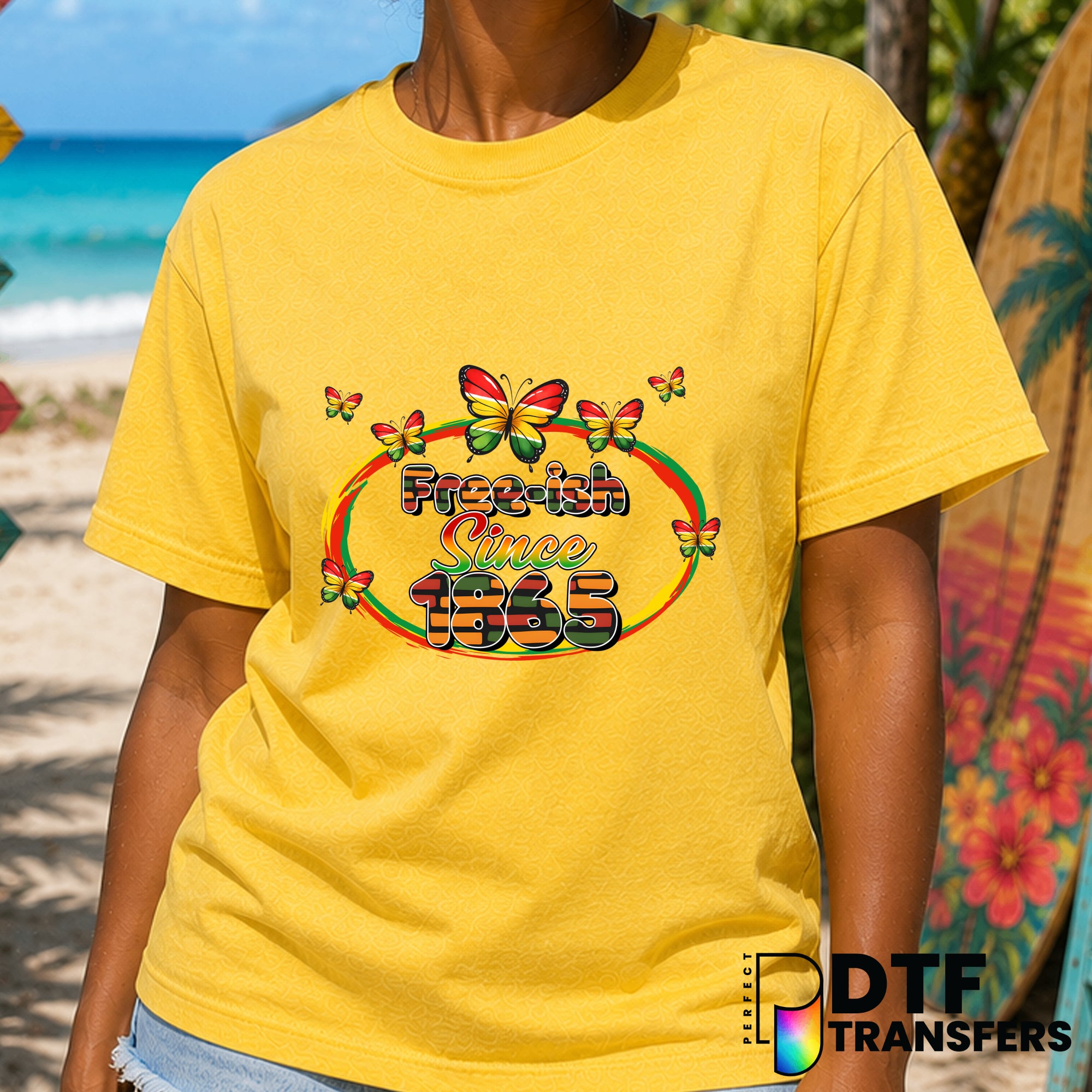 Free-ish Since 1865 – Black History Month DTF Transfer