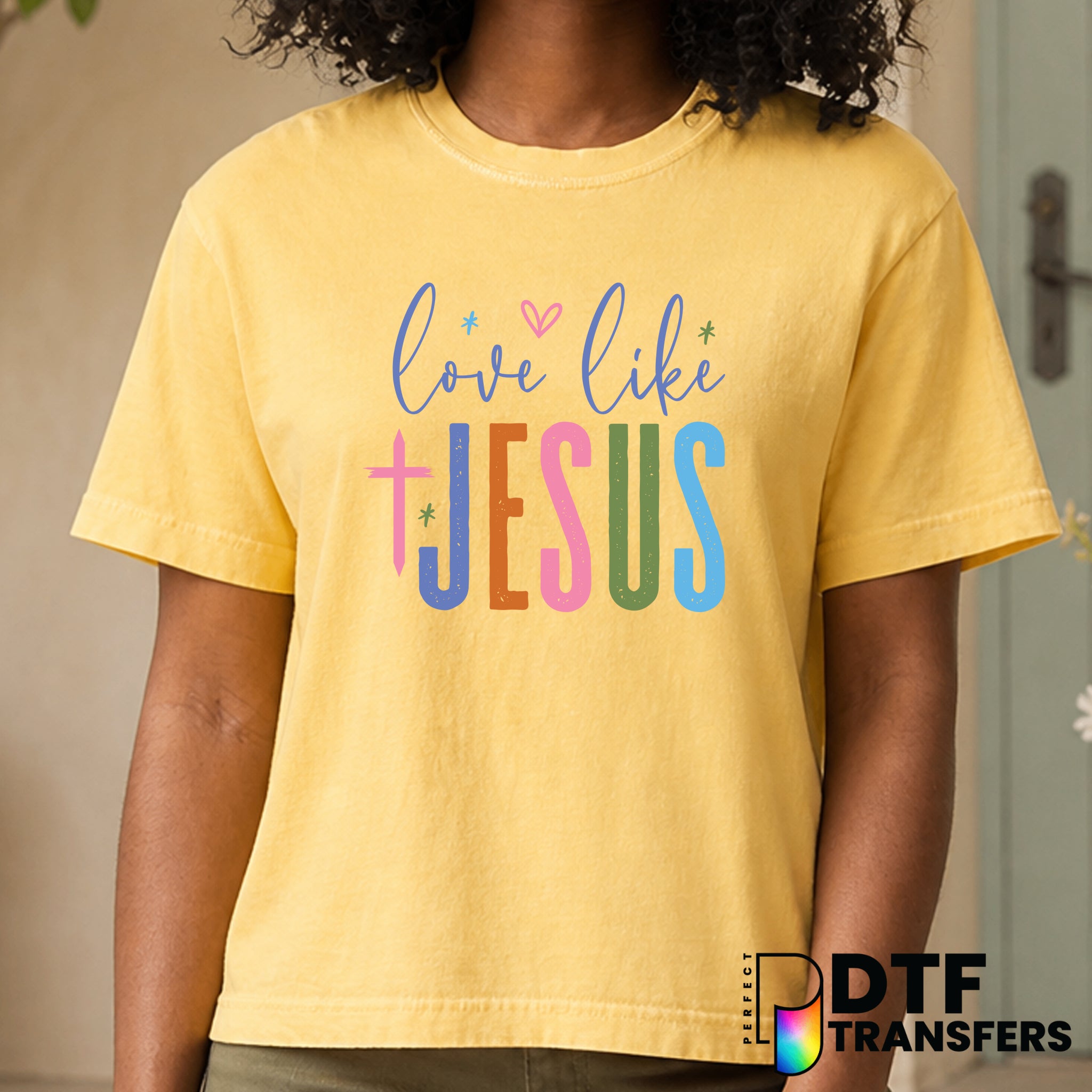 Love Like Jesus – Easter DTF Transfer