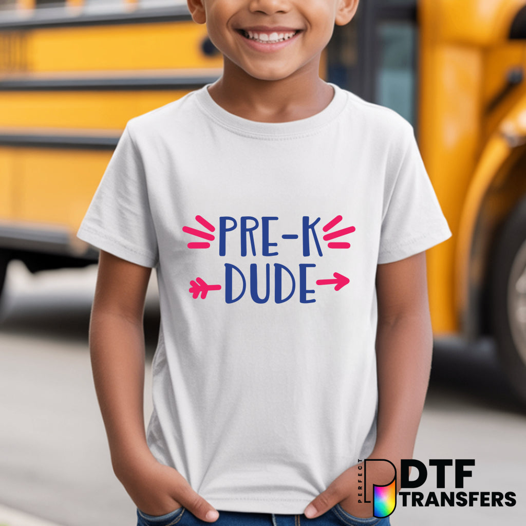 Pre-K Dude – Teacher DTF Transfer