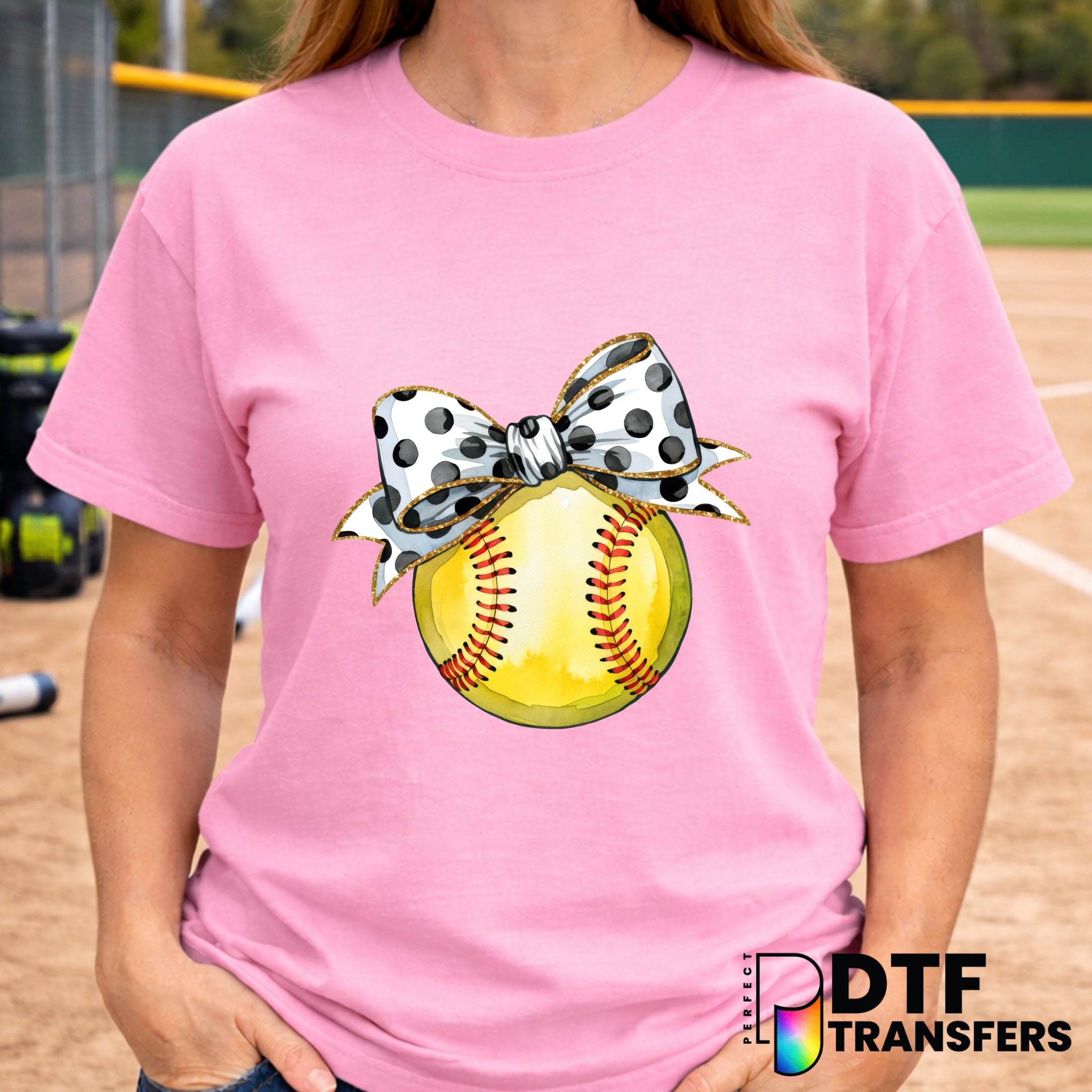 Proud Softball Mom – Softball DTF Transfer