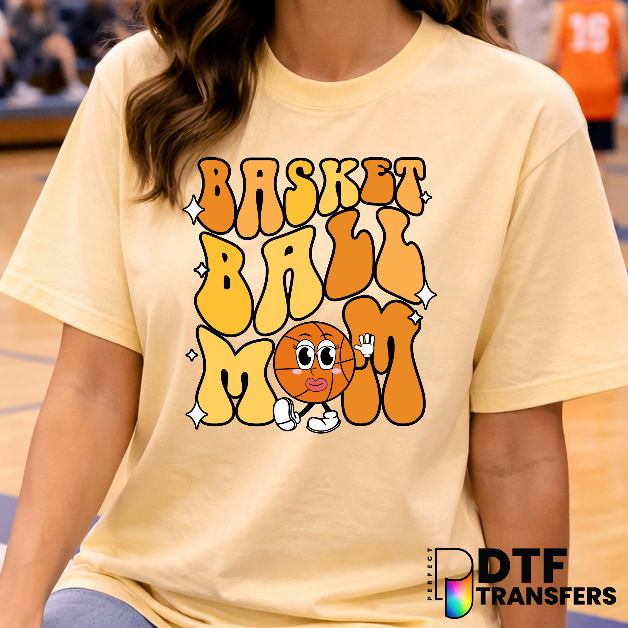BASKETBALL MOM – Basketball DTF Transfer