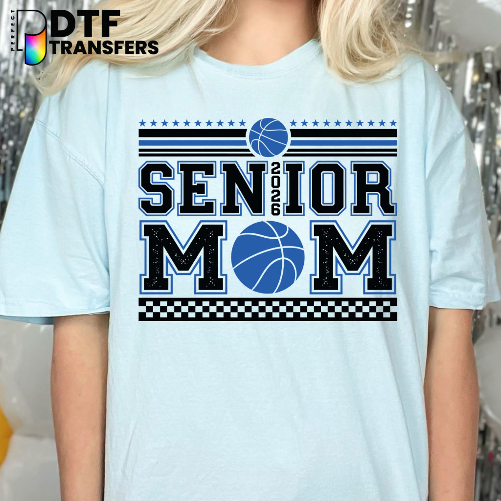 Basketball Senior Mom 2026 – Teacher DTF Transfer