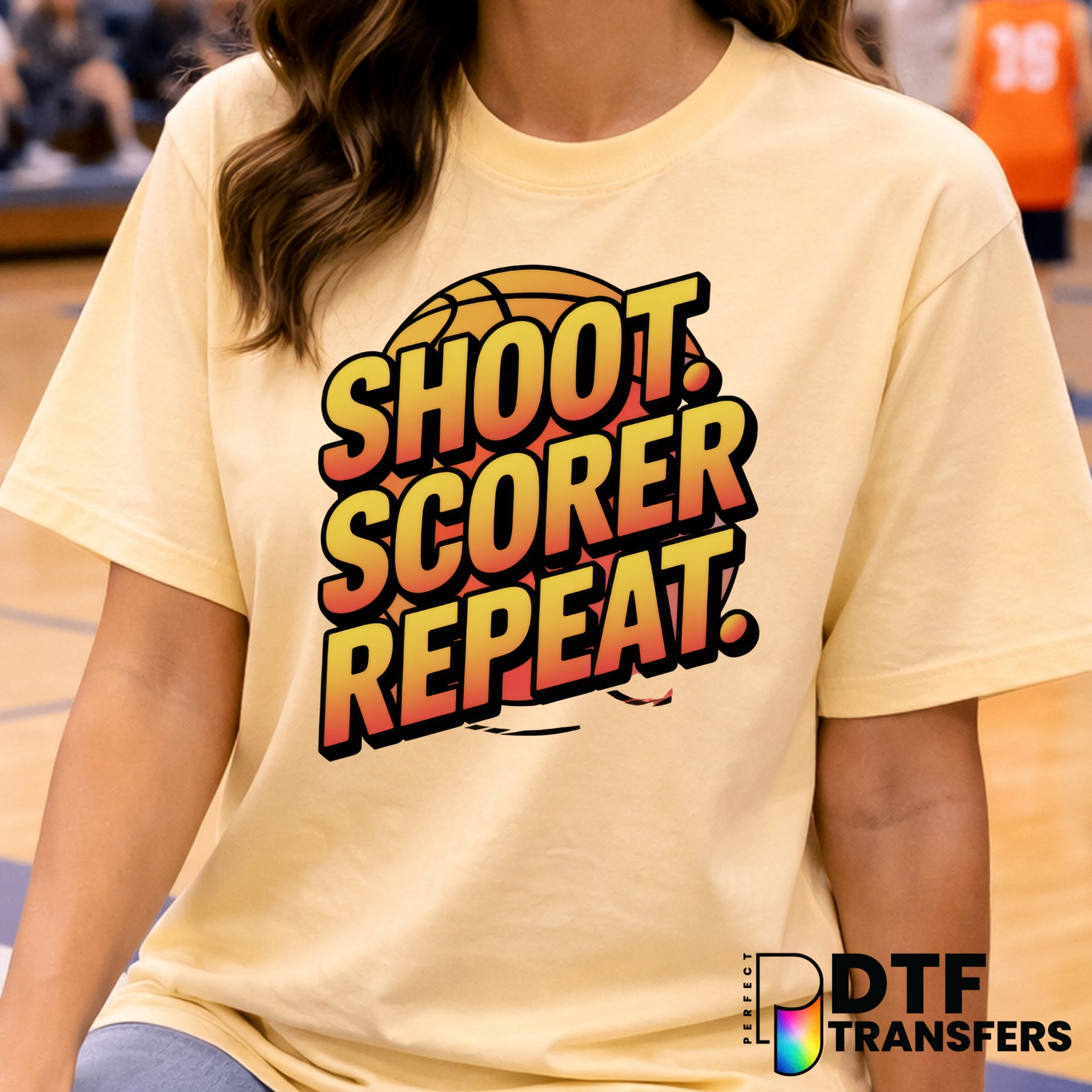 SHOOT. SCORE. REPEAT. – Basketball DTF Transfer