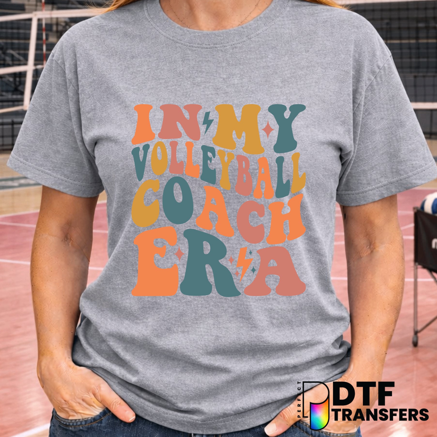 In The Volleyball Coach Era – Volleyball DTF Transfer