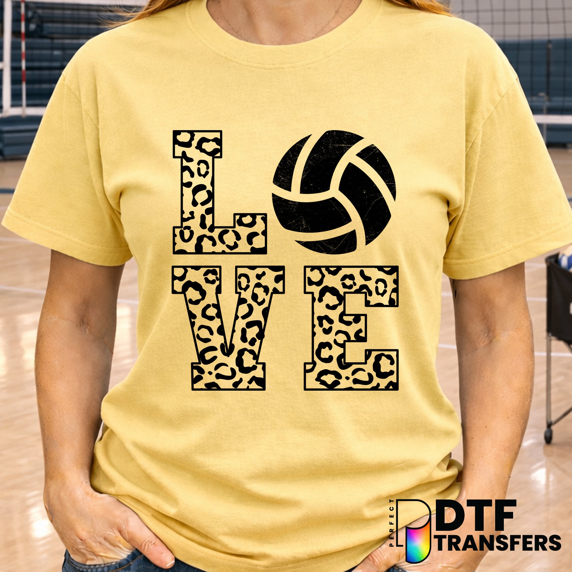 LOVE – Volleyball DTF Transfer