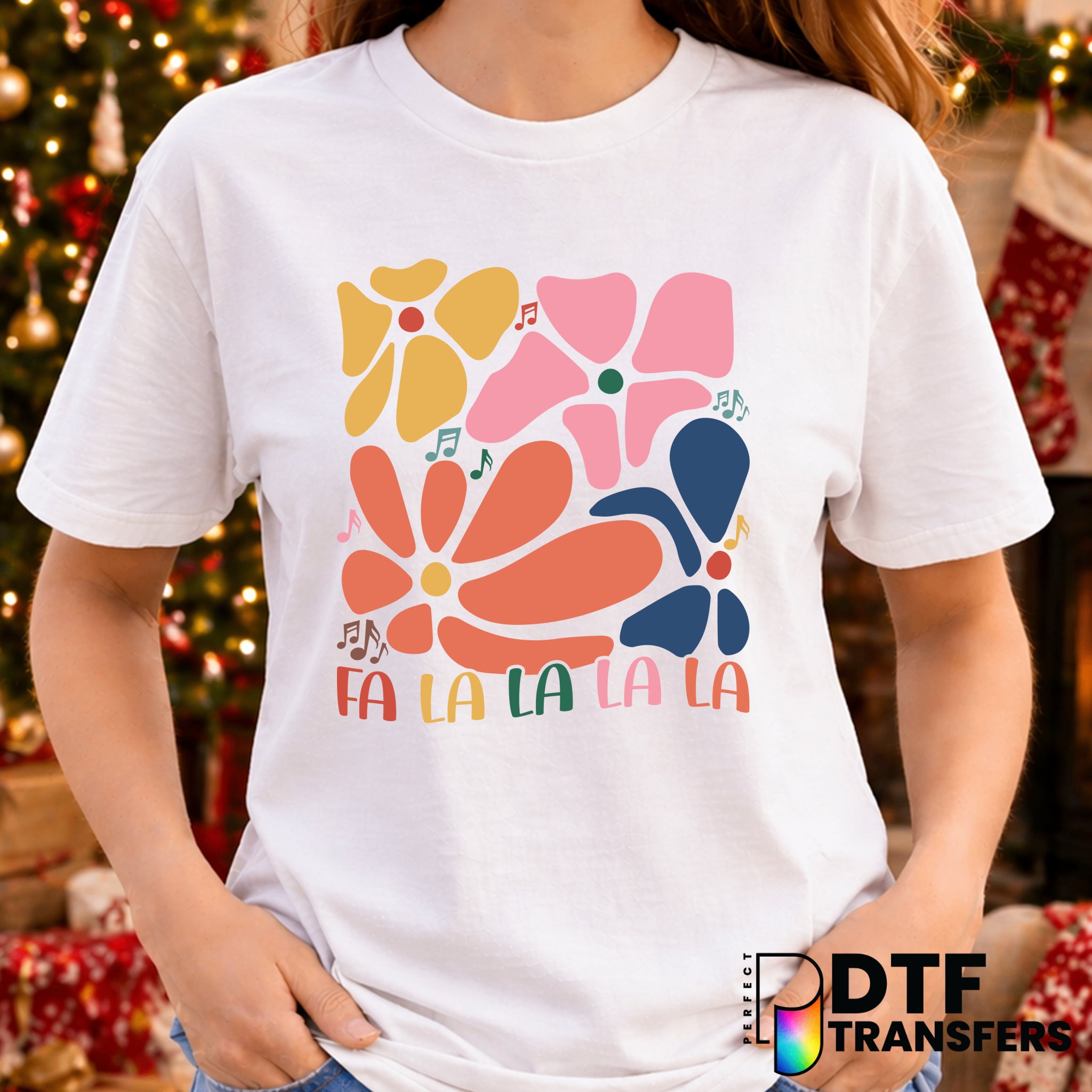 Fa La La La – Christmas DTF Transfer