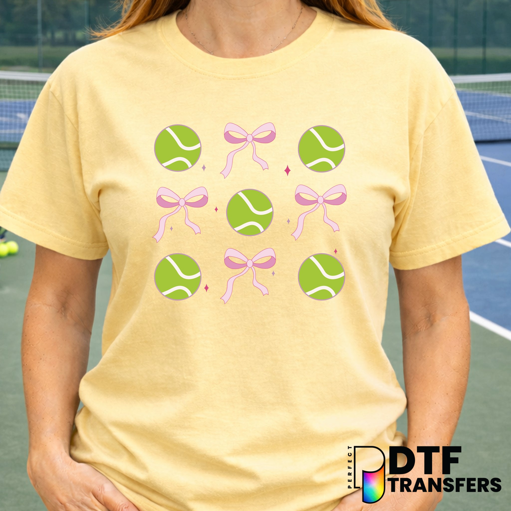 TENNIS Coquette Bows – DTF Transfer