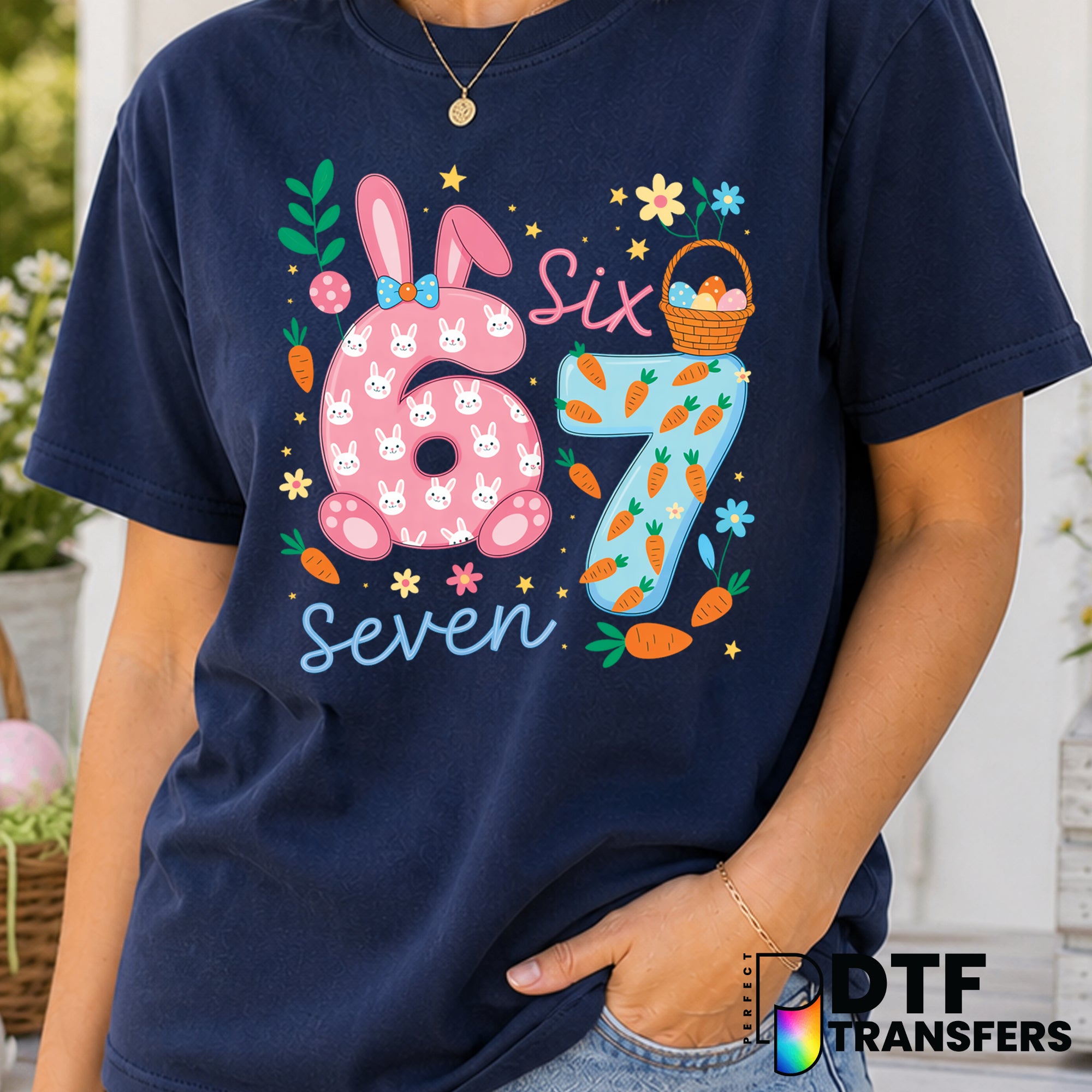 Colorful Carrots – Easter DTF Transfer