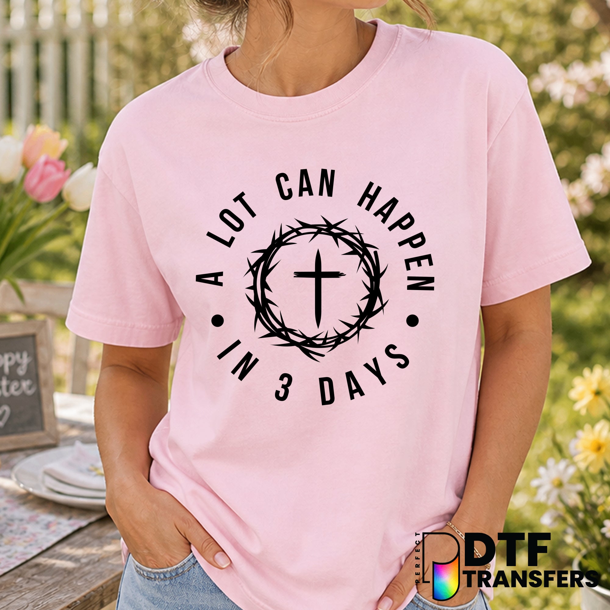 HAPPY EASTER – Easter DTF Transfer