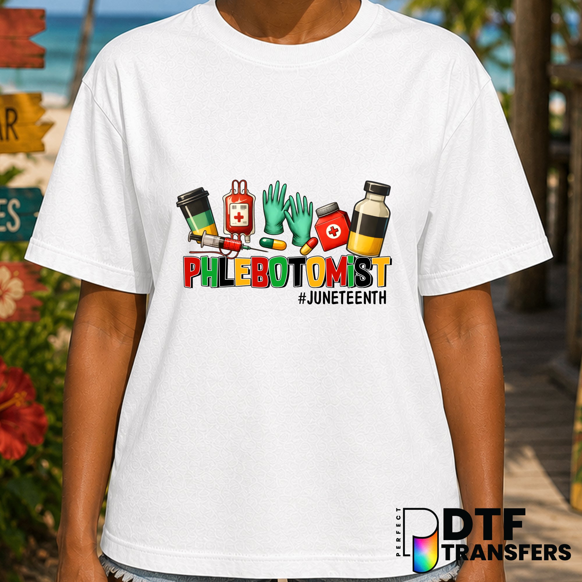 Phlebotomist Juneteenth Black History Medical Nurse – Black History Month DTF Transfer