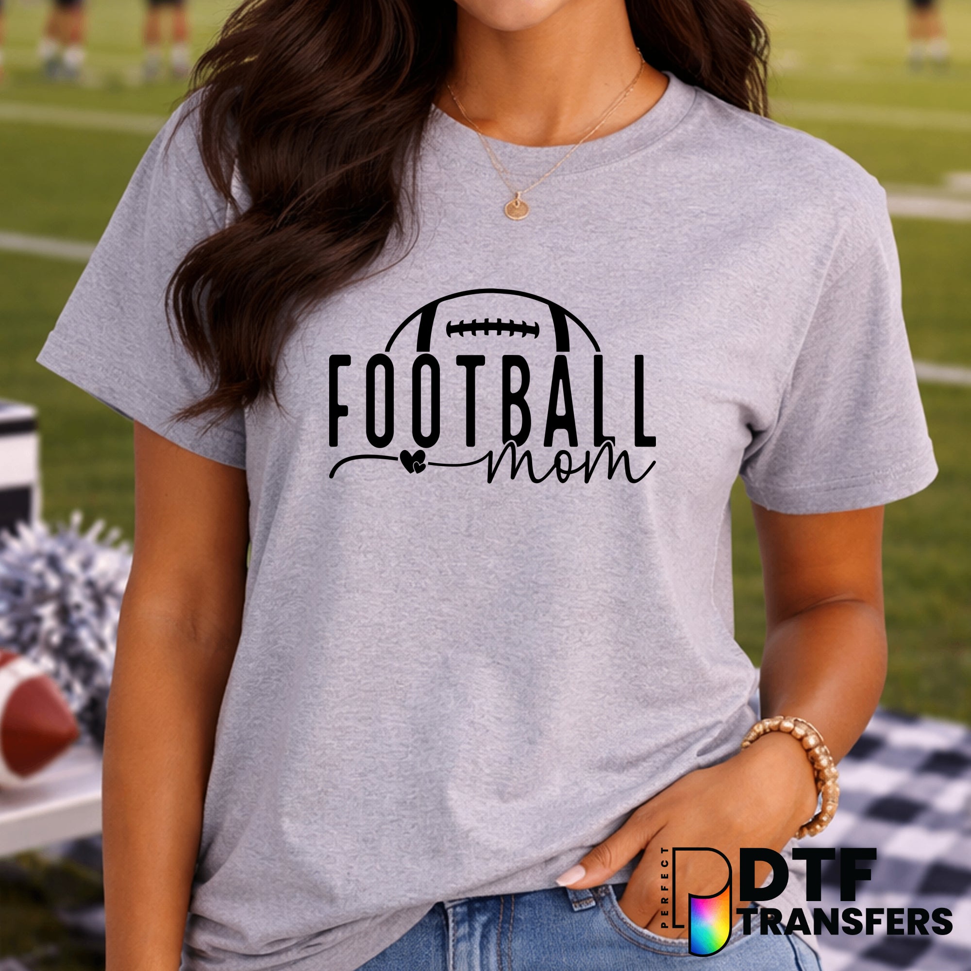 Football Mom – Football DTF Transfer