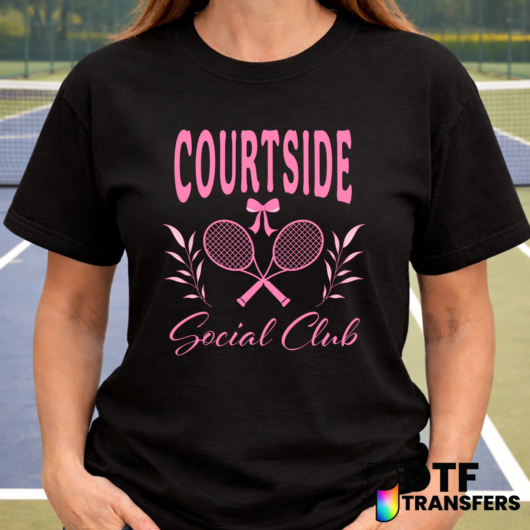 VINTAGE COURTSIDE SOCIAL CLUB – Tennis DTF Transfer
