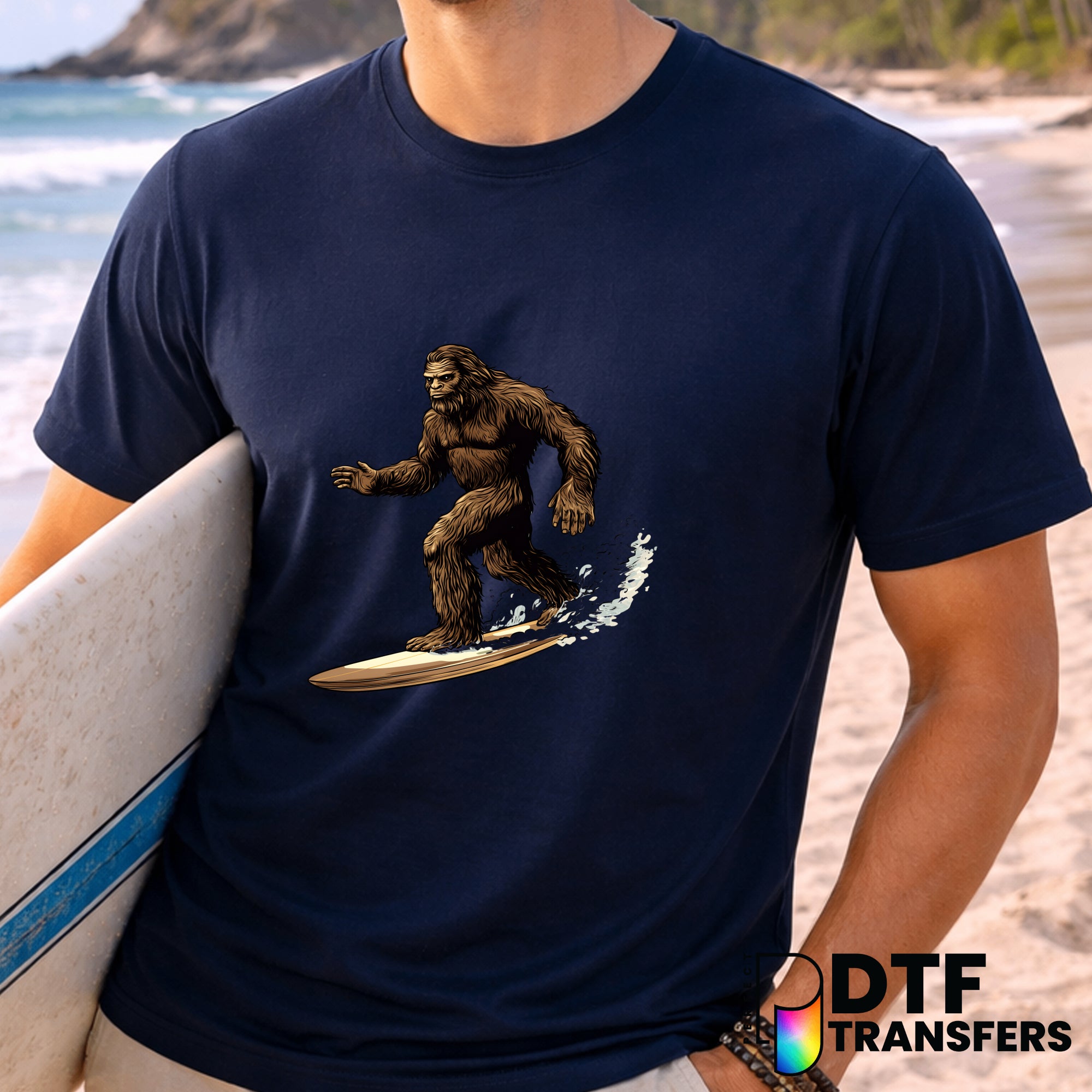 BIGFOOT SURF CLUB PACIFIC NORTHWEST – Surfing DTF Transfer
