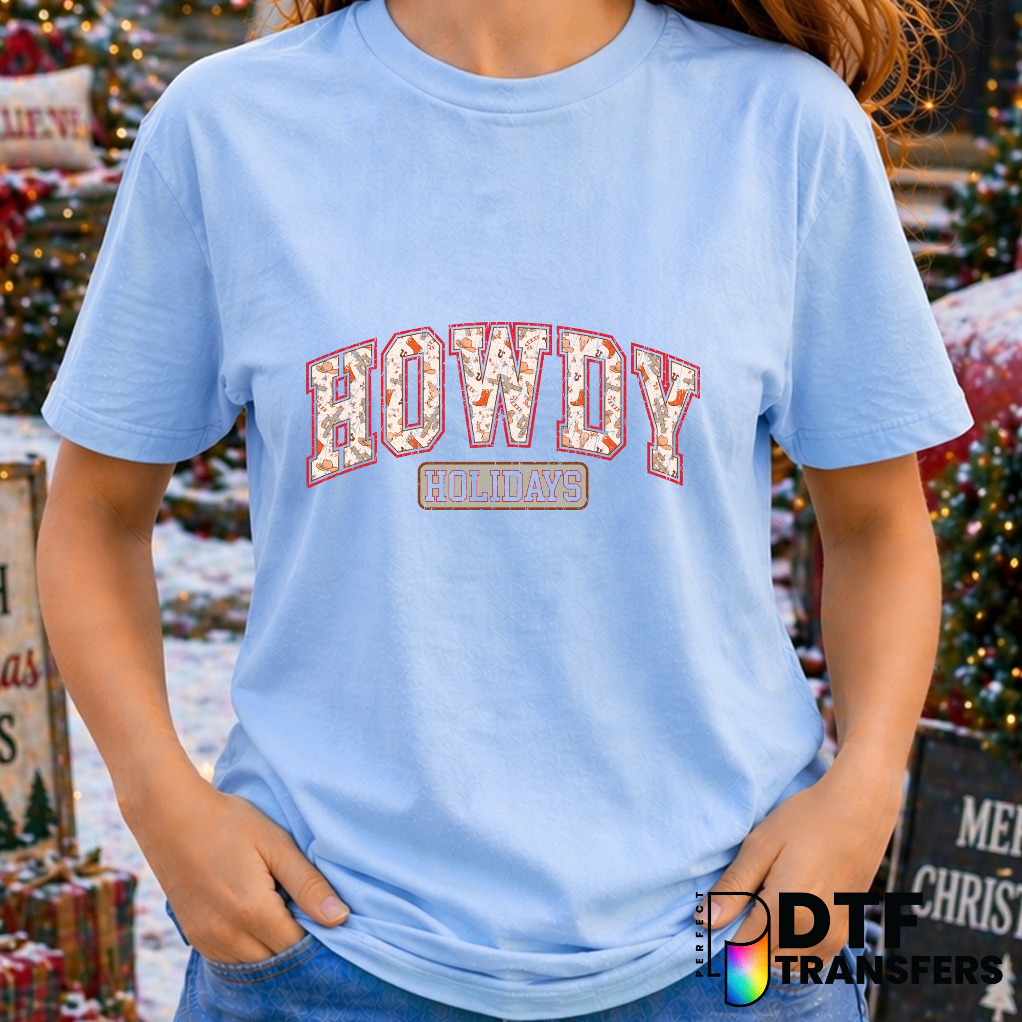 Howdy Holidays – Christmas DTF Transfer