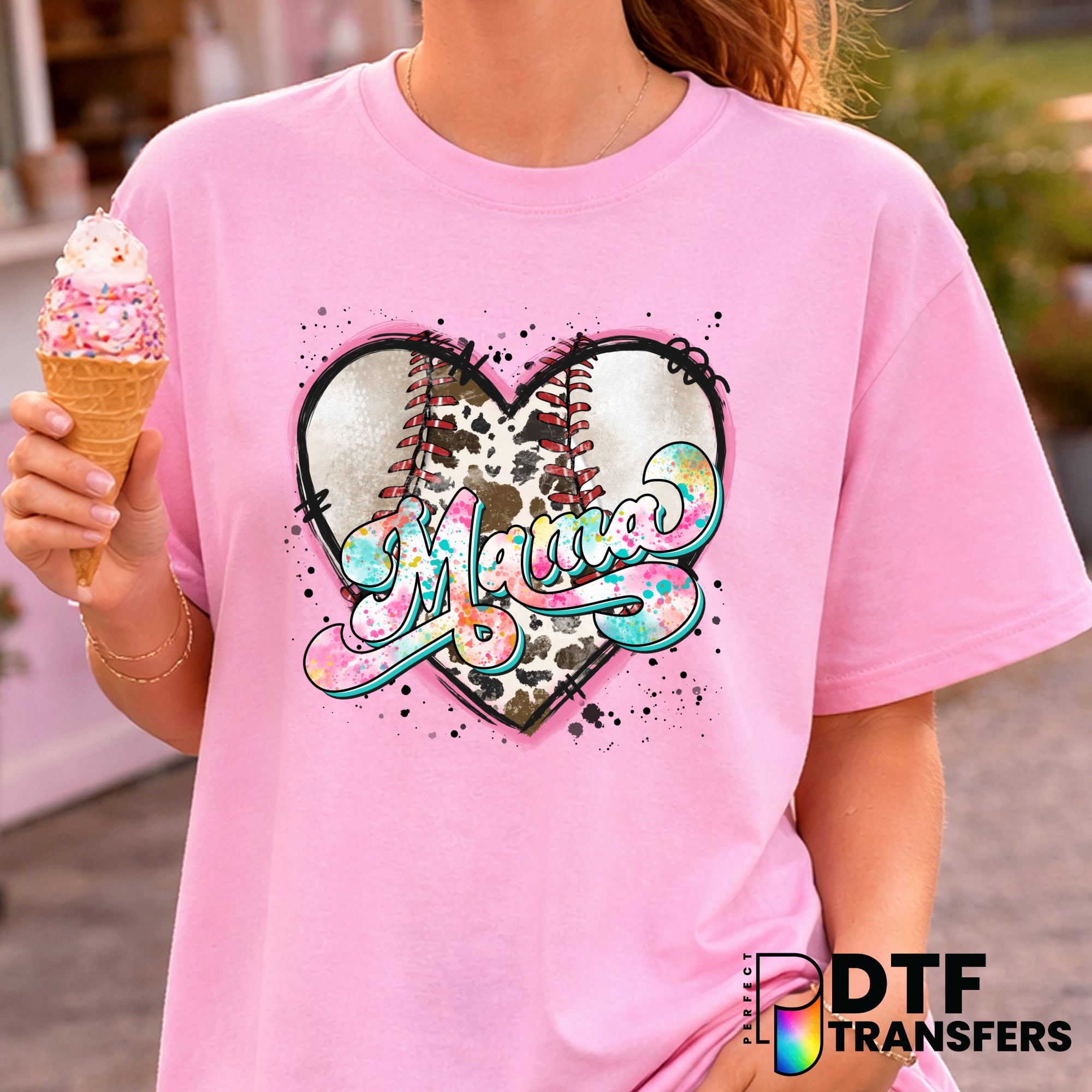 Baseball Mama – Baseball DTF Transfer