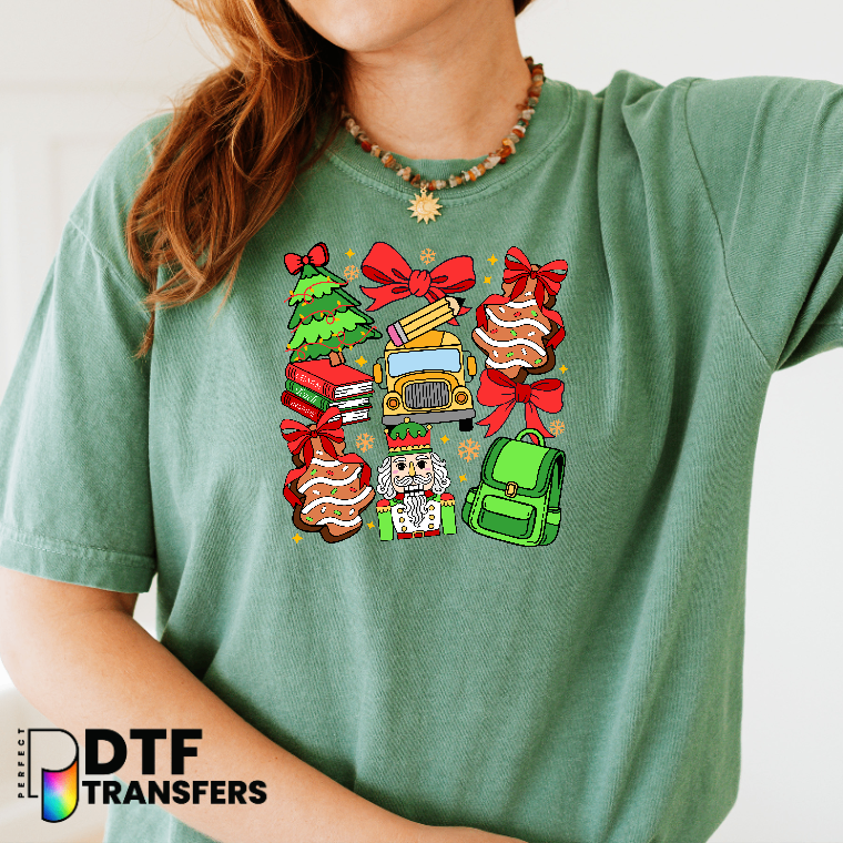 Tis The Season To Be Teaching – Teacher DTF Transfer