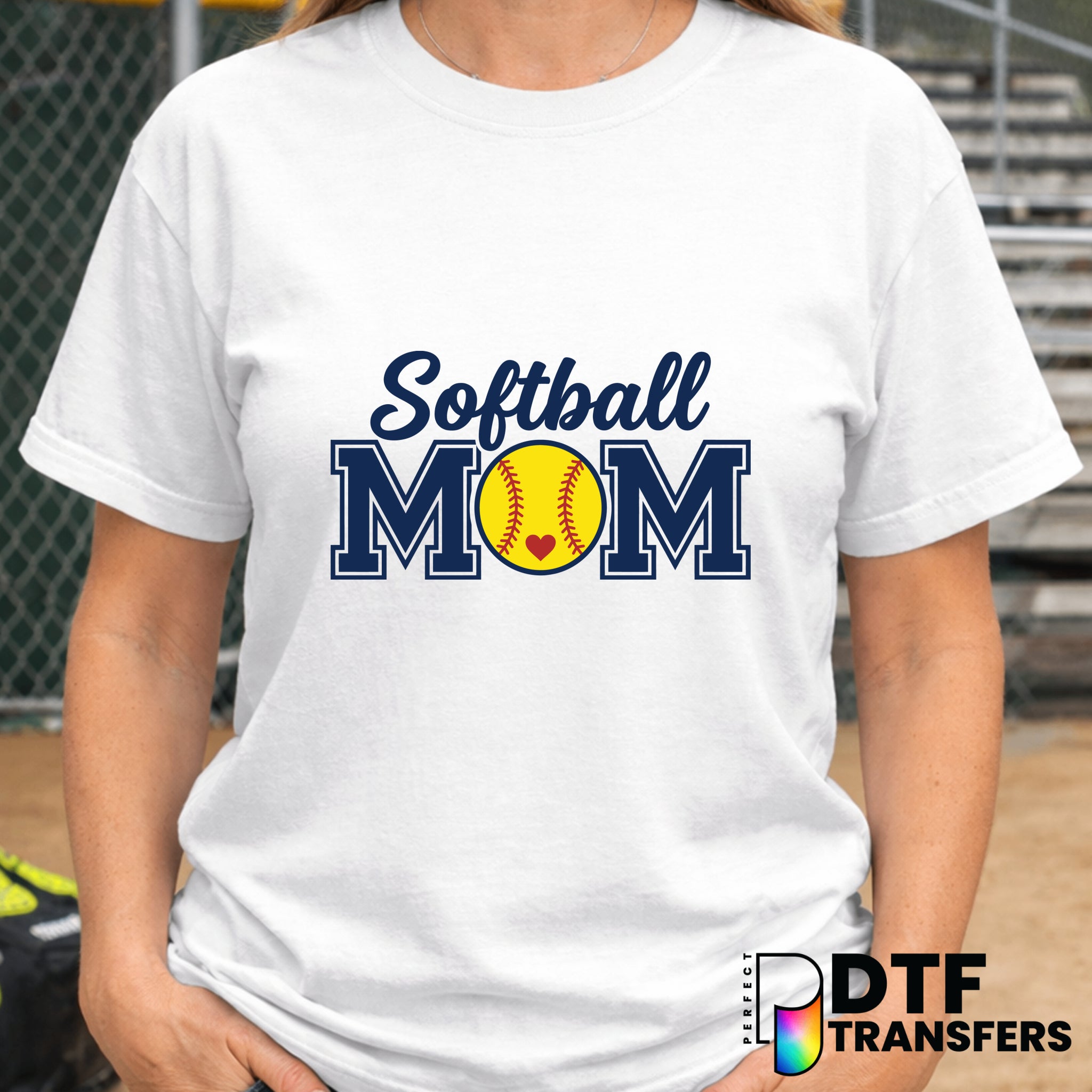 SOFTBALL MOM – Softball DTF Transfer