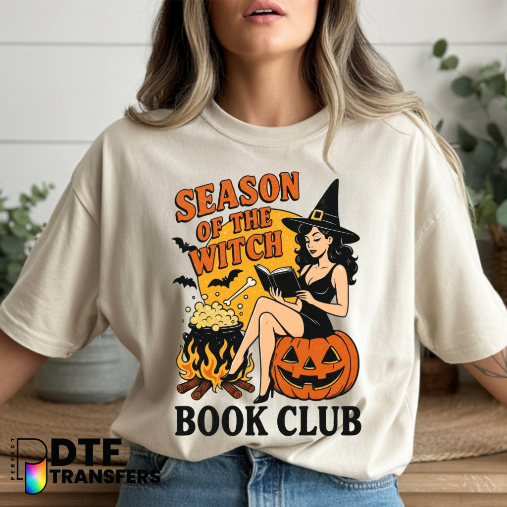 Season of the Witch Book Club - Reading is My Superpower – Teacher DTF Transfer