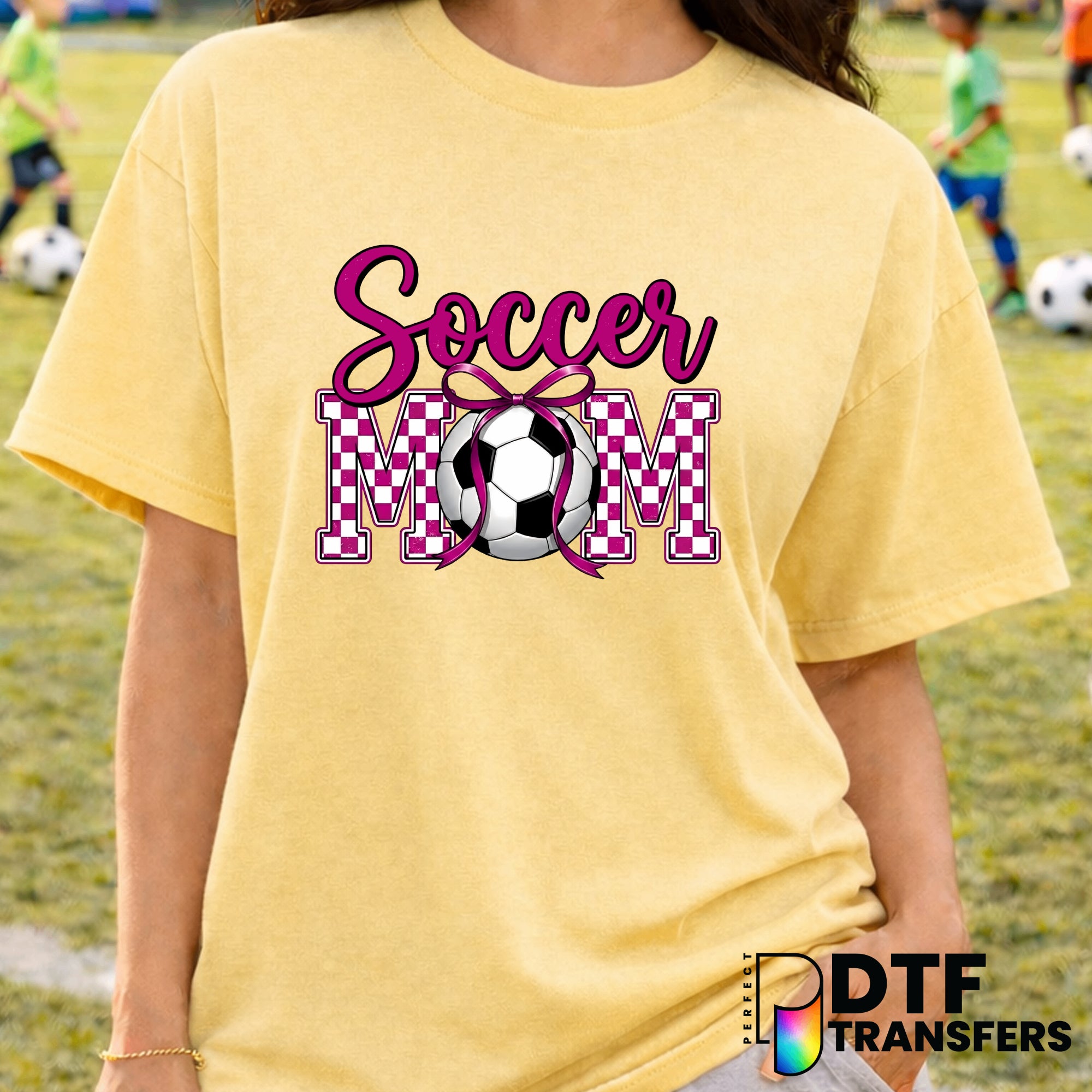 Soccer Mom – Soccer DTF Transfer