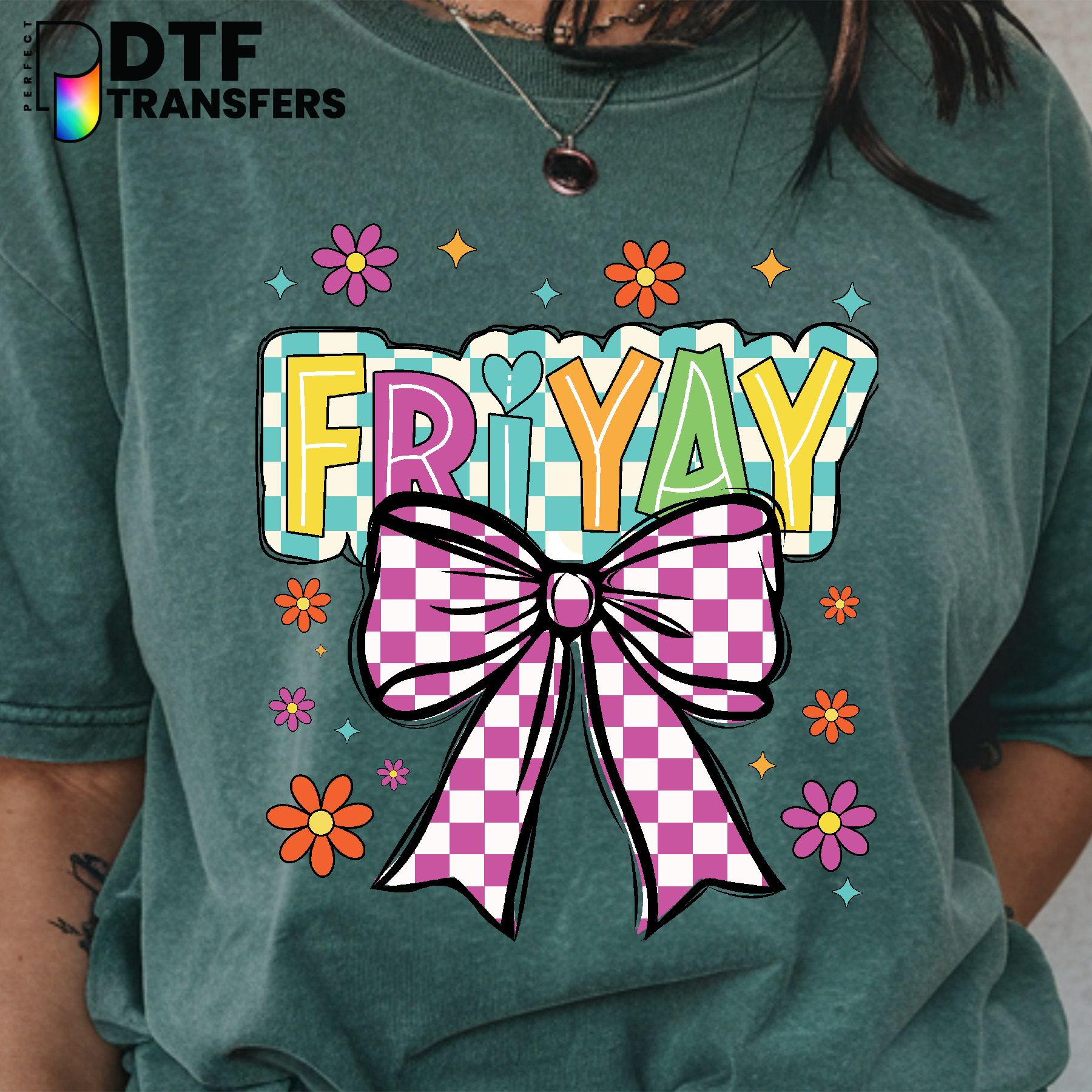 Retro FriYAY - Teacher – Teacher DTF Transfer