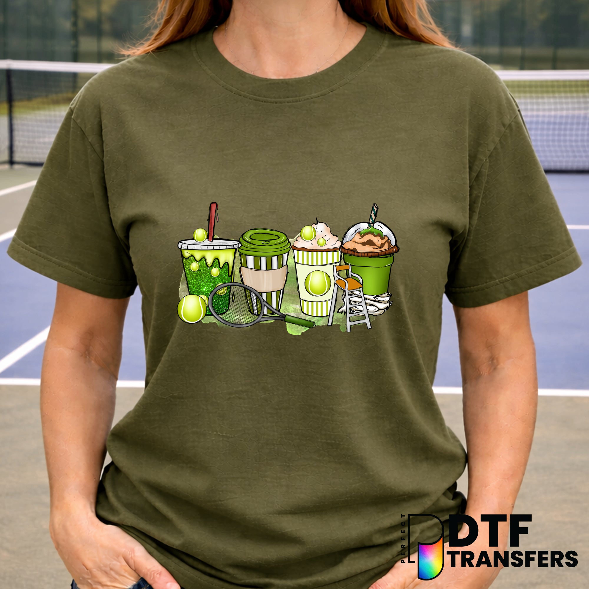 I'd rather be playing TENNIS – DTF Transfer