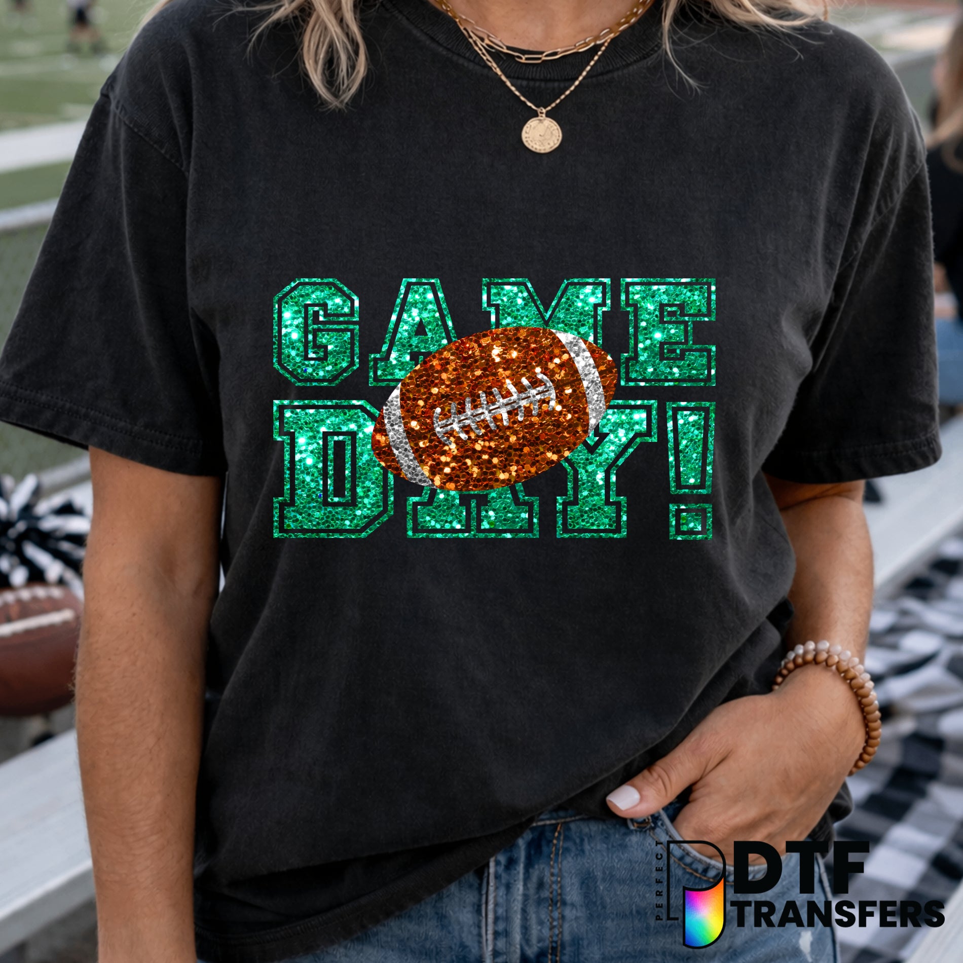 Game Day! Football Stack – Football DTF Transfer
