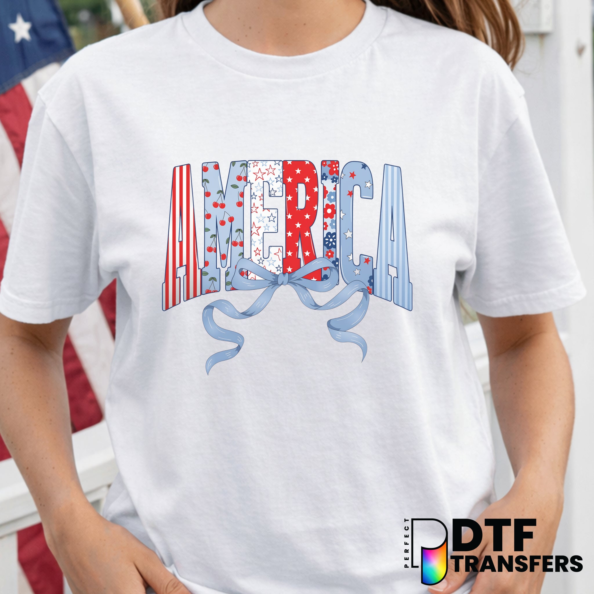 America – Fourth of July DTF Transfer